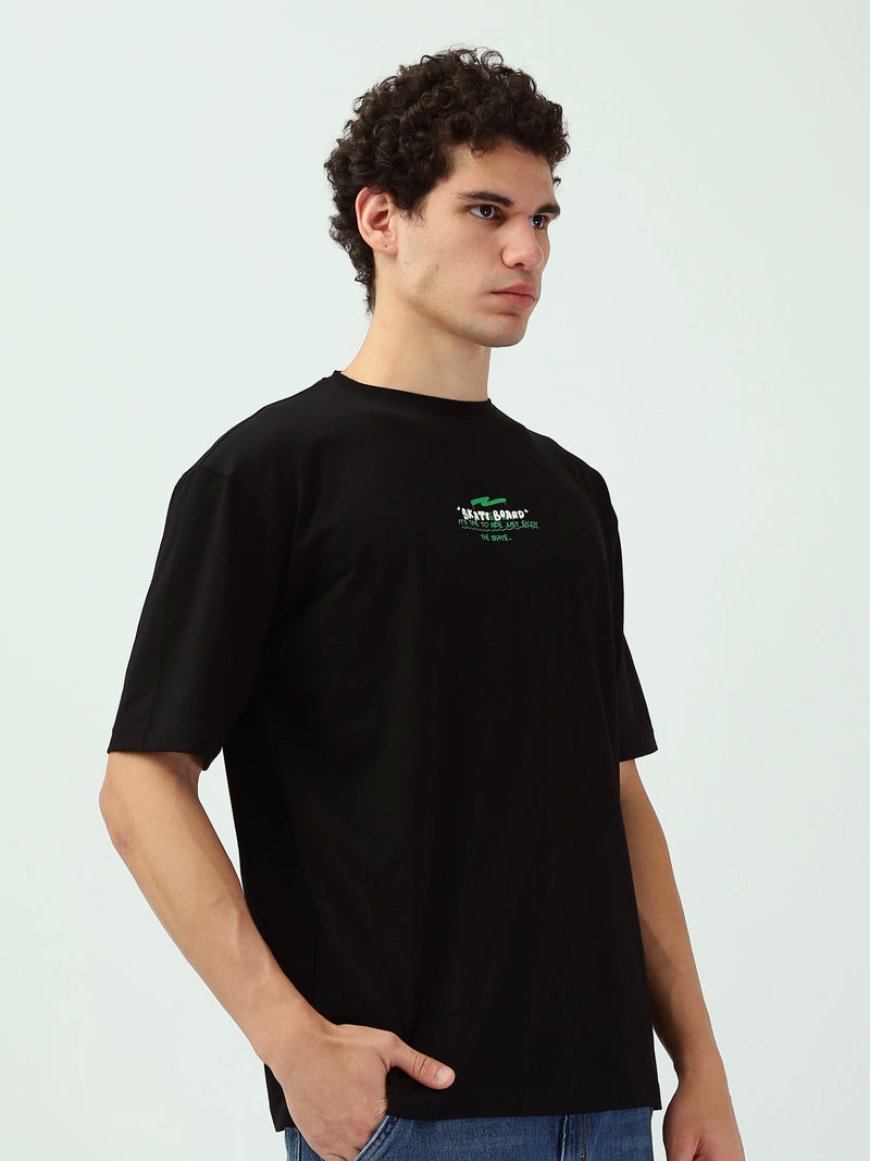 T-shirt Homme Oversize Imprimé Streetwear à Manches Courtes - TSH25SPRO20398TM1