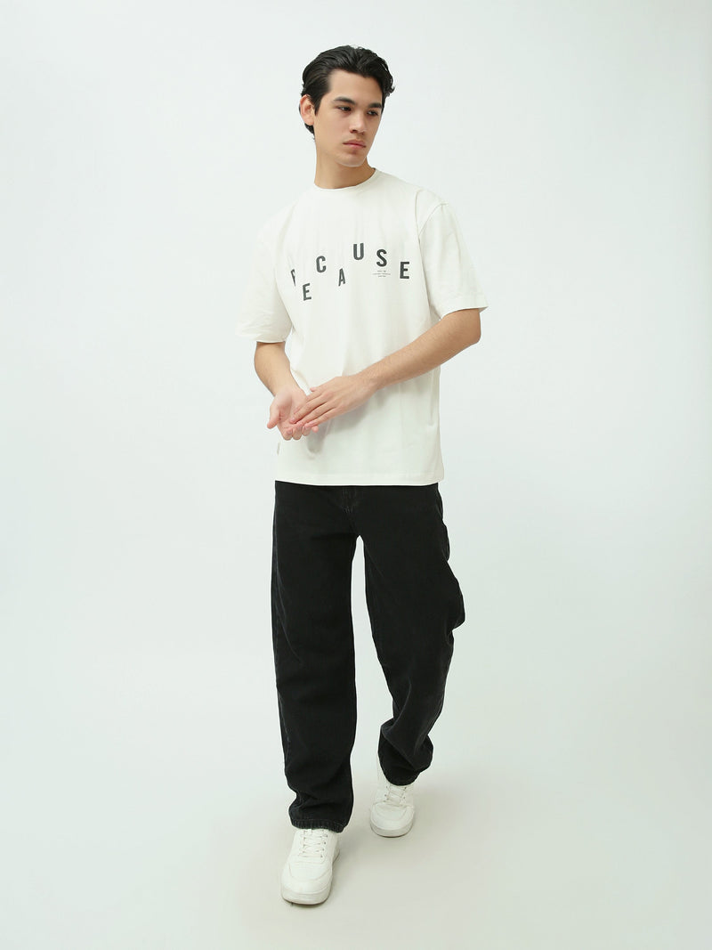 T-shirt Homme Off-White avec Imprimé "CAUSE" – Style Minimaliste et Moderne - TSH25SPRO20402TM1
