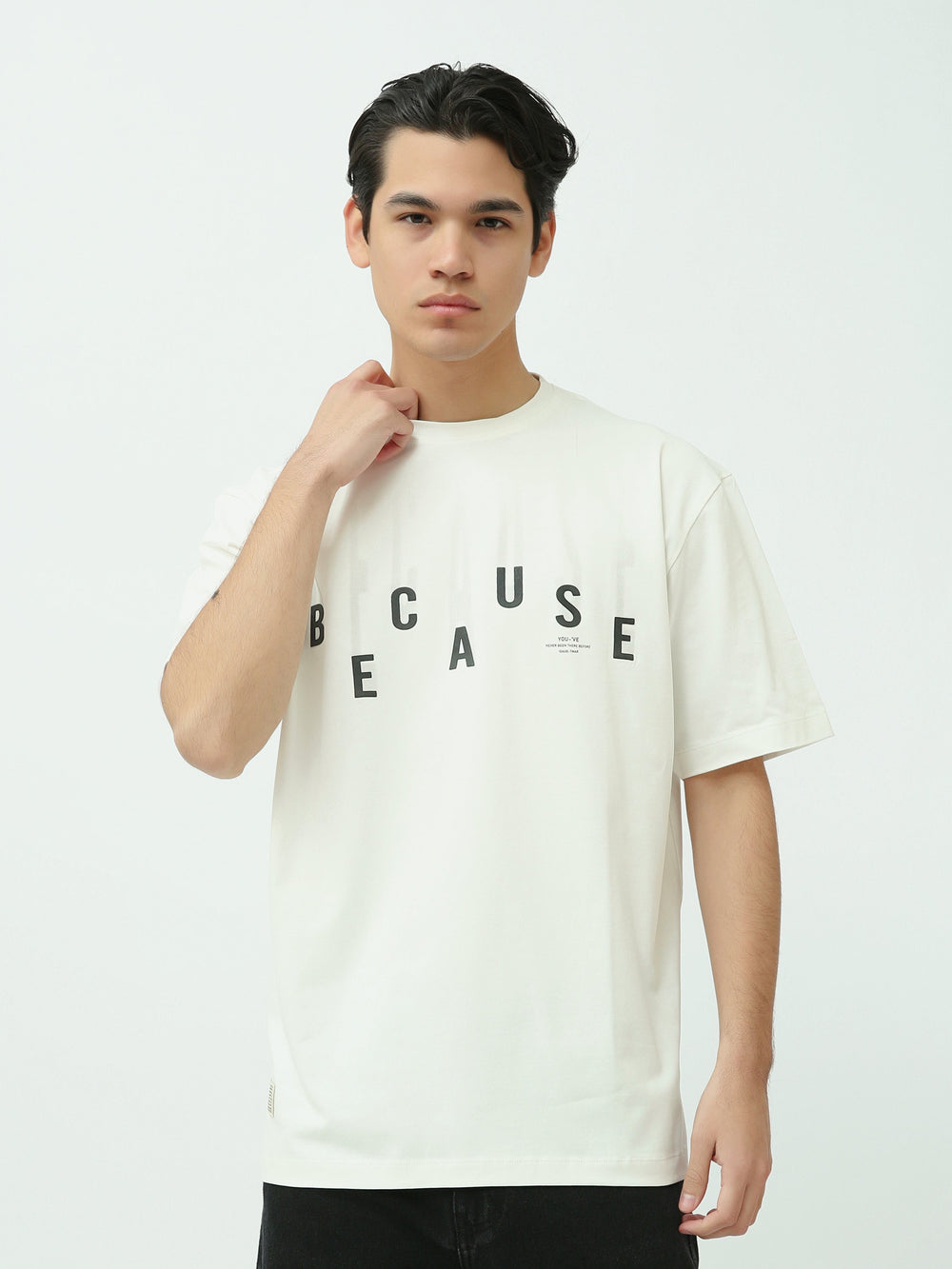 T-shirt Homme Off-White avec Imprimé "CAUSE" – Style Minimaliste et Moderne - TSH25SPRO20402TM1