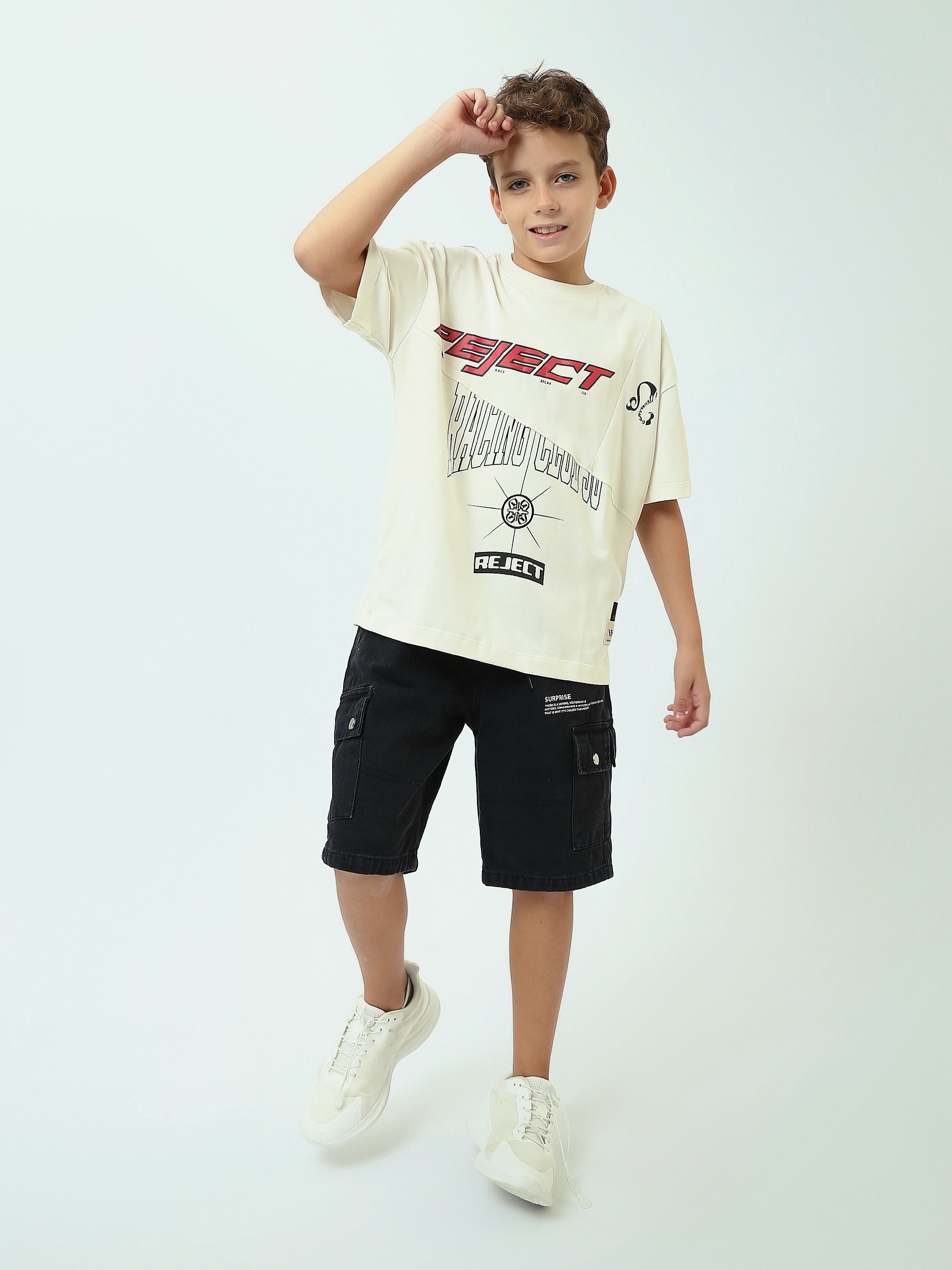 T-shirt Garçon Oversize Imprimé Graphique –TSH25SPRO20420TB1