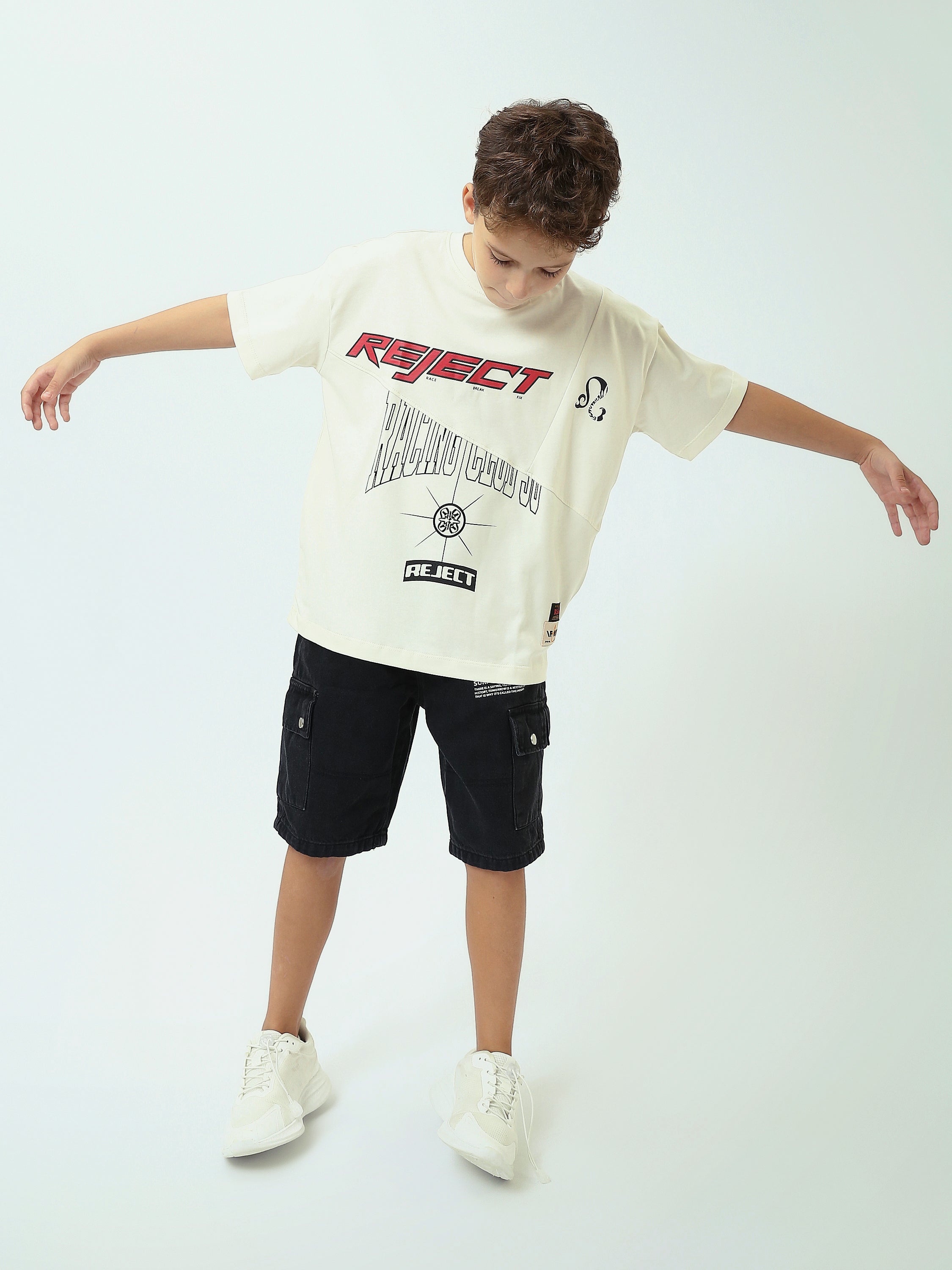 T-shirt Garçon Oversize Imprimé Graphique –TSH25SPRO20420TB1
