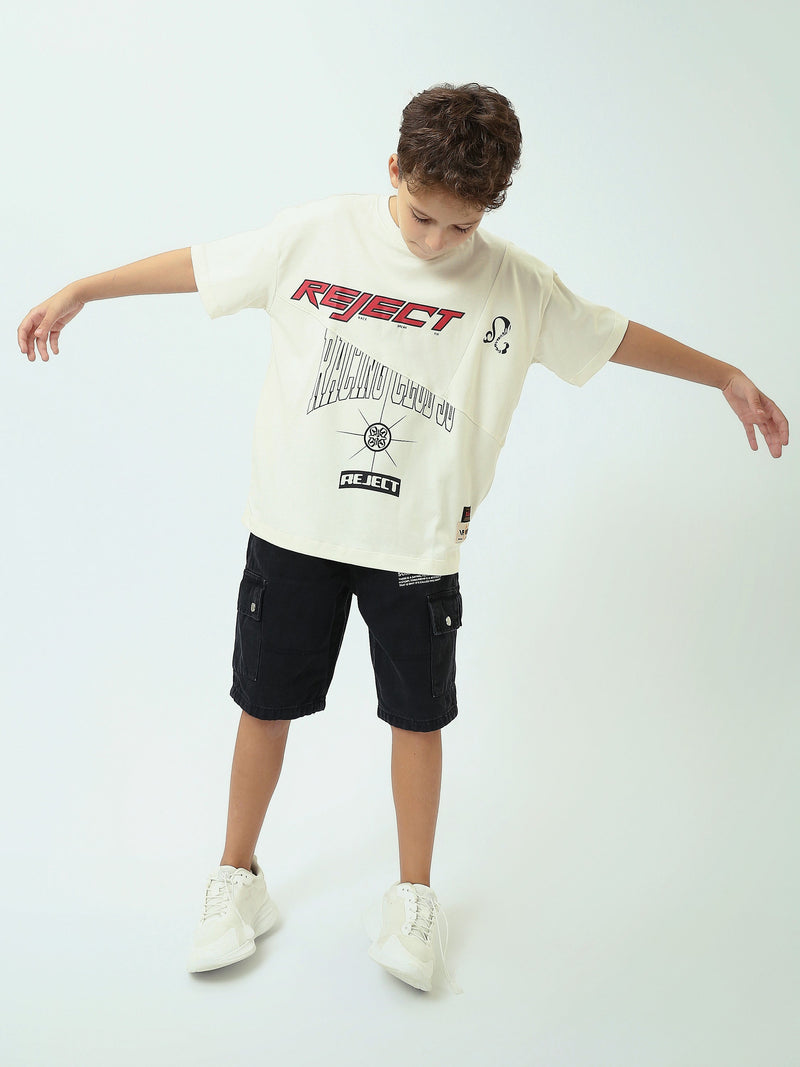 T-shirt Garçon Oversize Imprimé Graphique –TSH25SPRO20420TB1