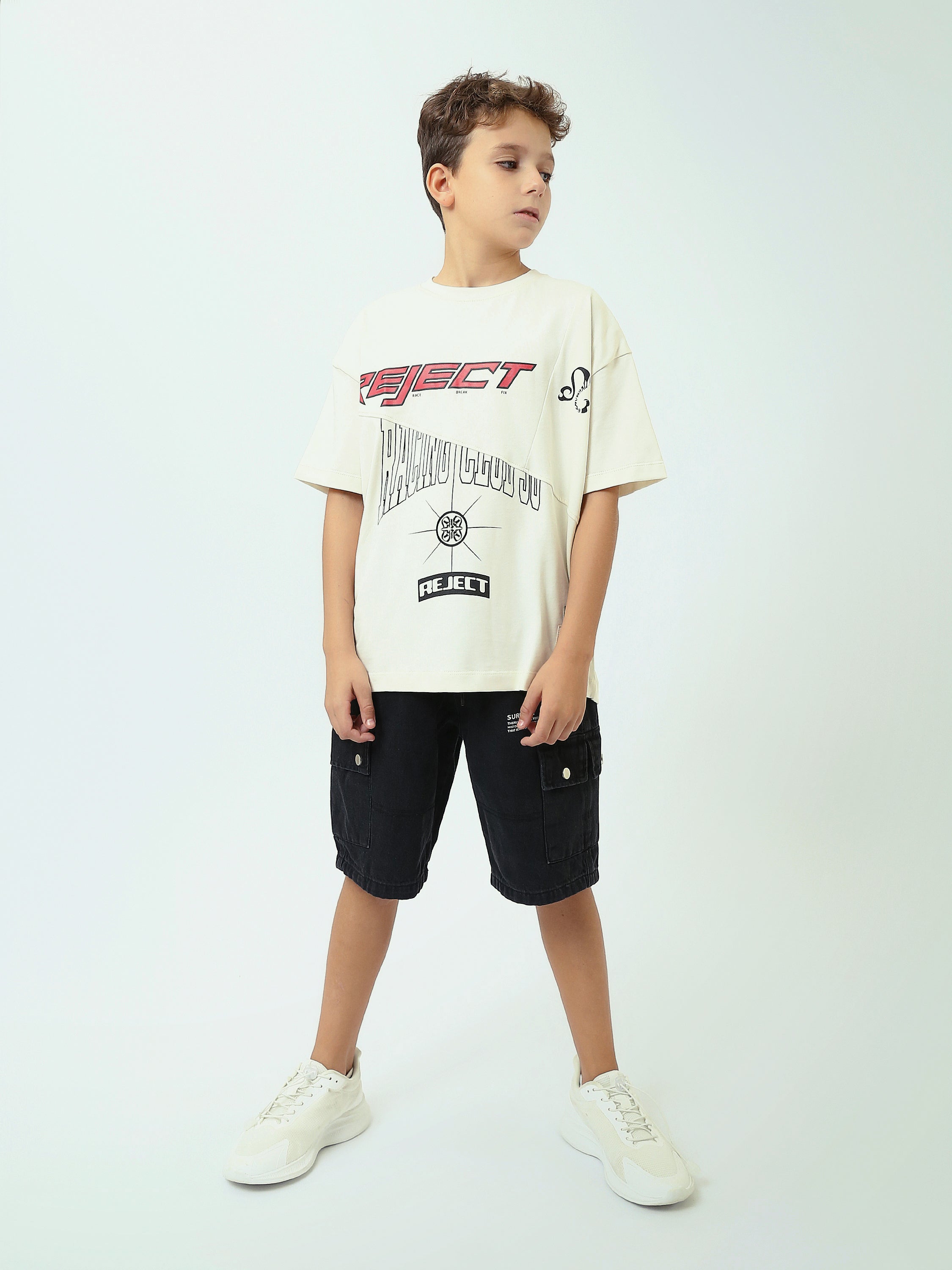 T-shirt Garçon Oversize Imprimé Graphique –TSH25SPRO20420TB1