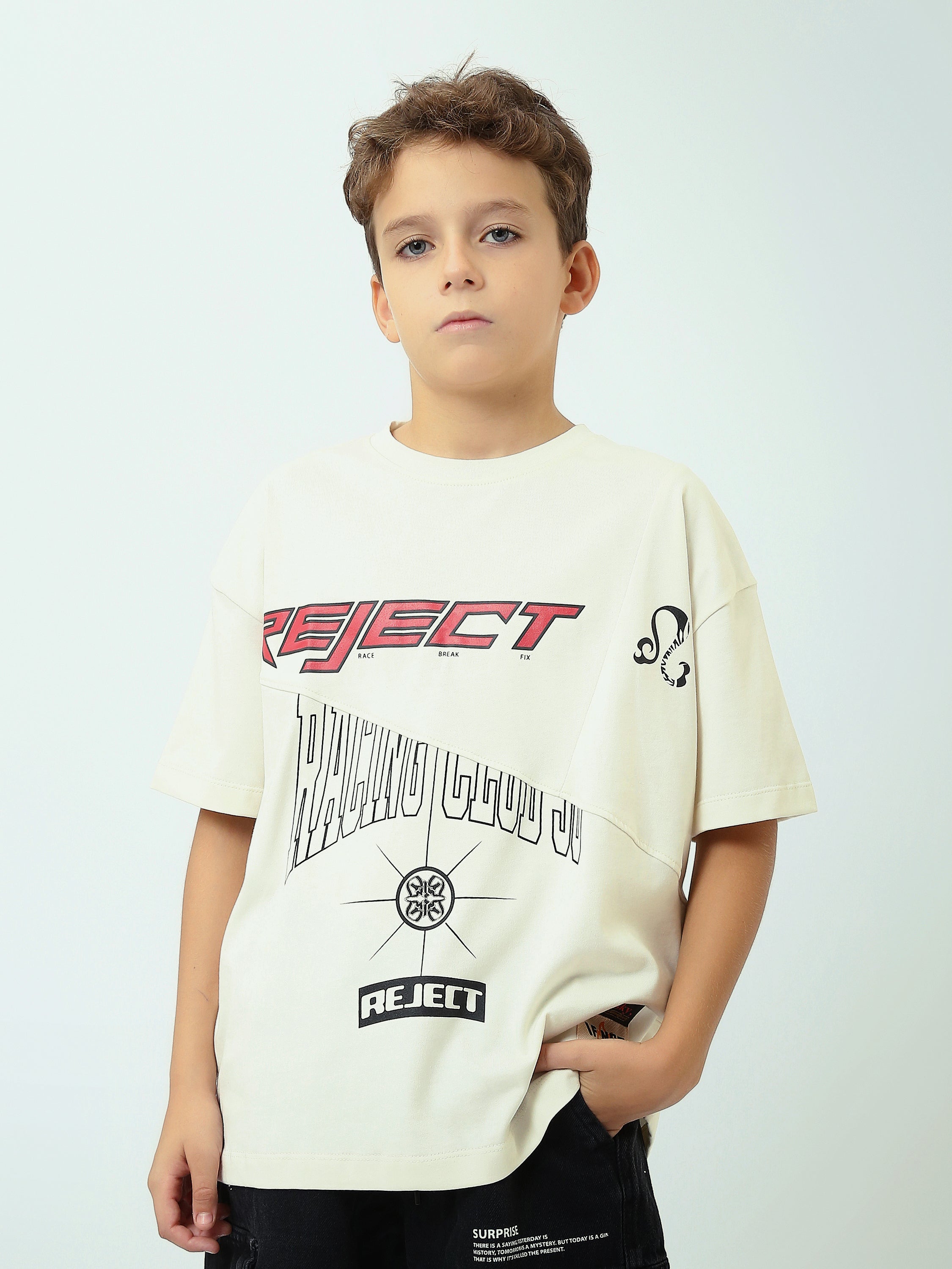 T-shirt Garçon Oversize Imprimé Graphique –TSH25SPRO20420TB1