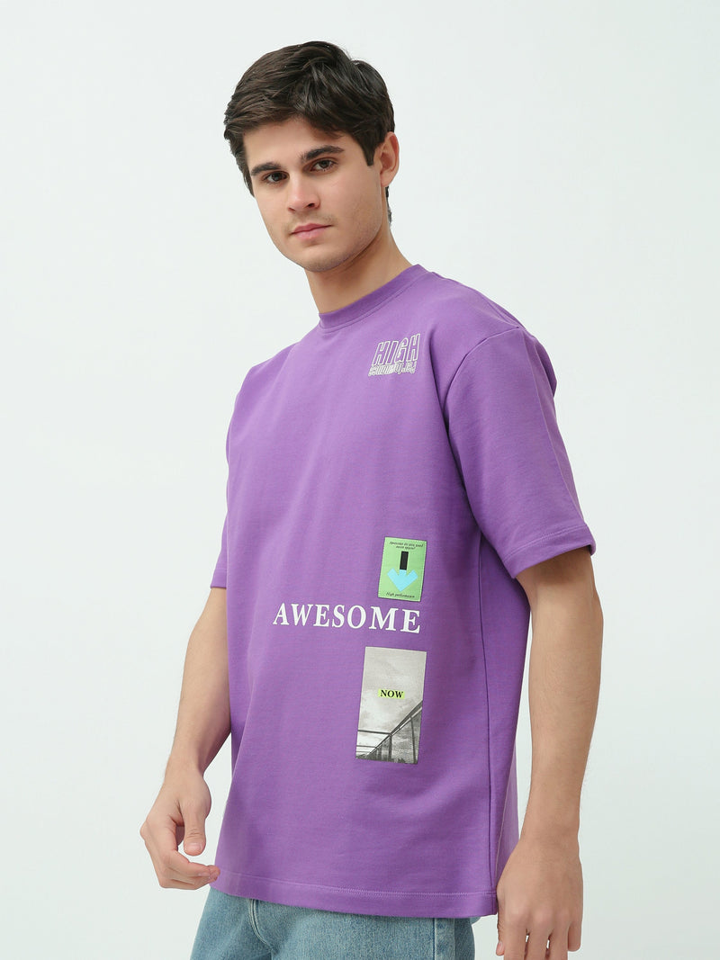 T-shirt homme manches courtes imprimé – Style streetwear moderne - TSH25SPRO20438TM1