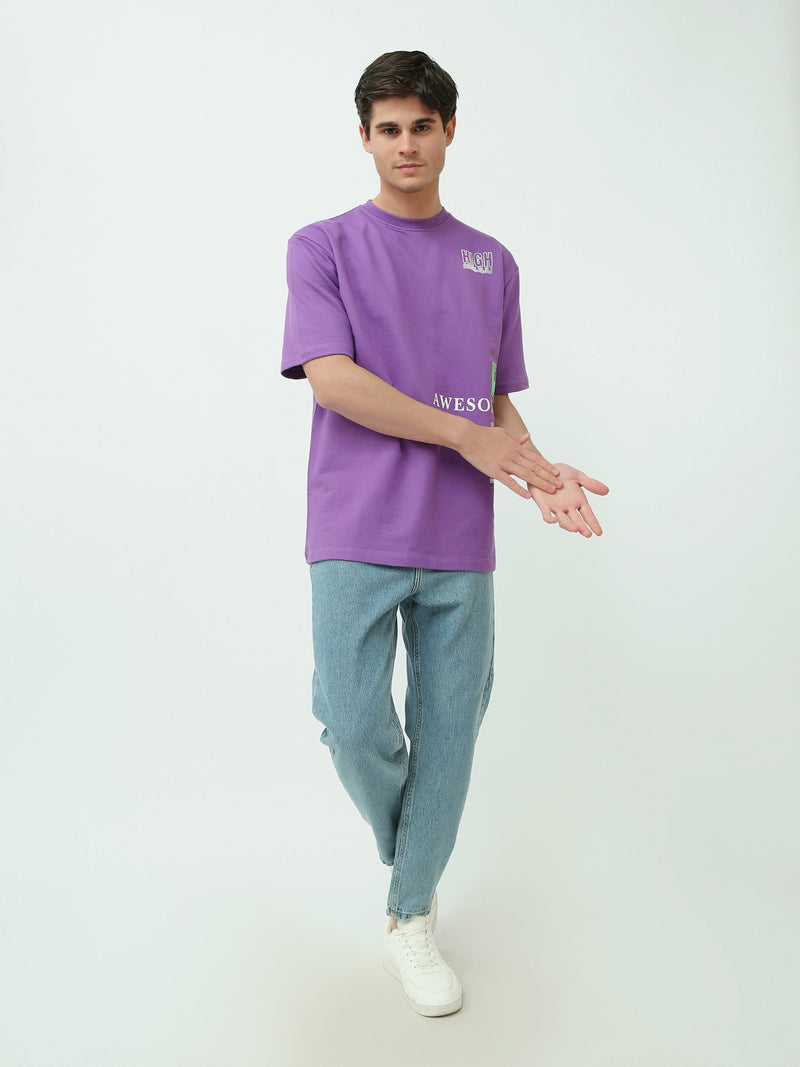 T-shirt homme manches courtes imprimé – Style streetwear moderne - TSH25SPRO20438TM1