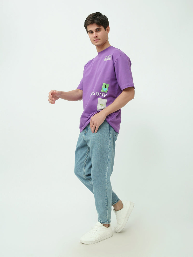 T-shirt homme manches courtes imprimé – Style streetwear moderne - TSH25SPRO20438TM1