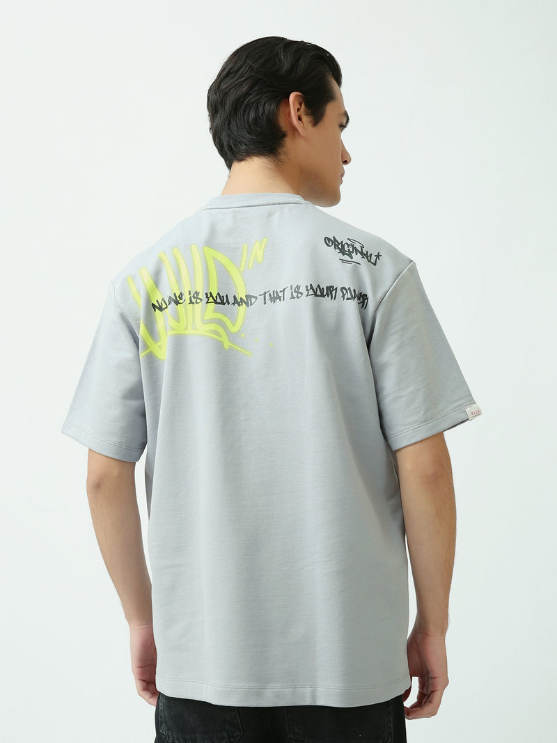 T-Shirt Homme Oversize à Imprimé Graphique Urbain - TSH25SPRO20439TM1