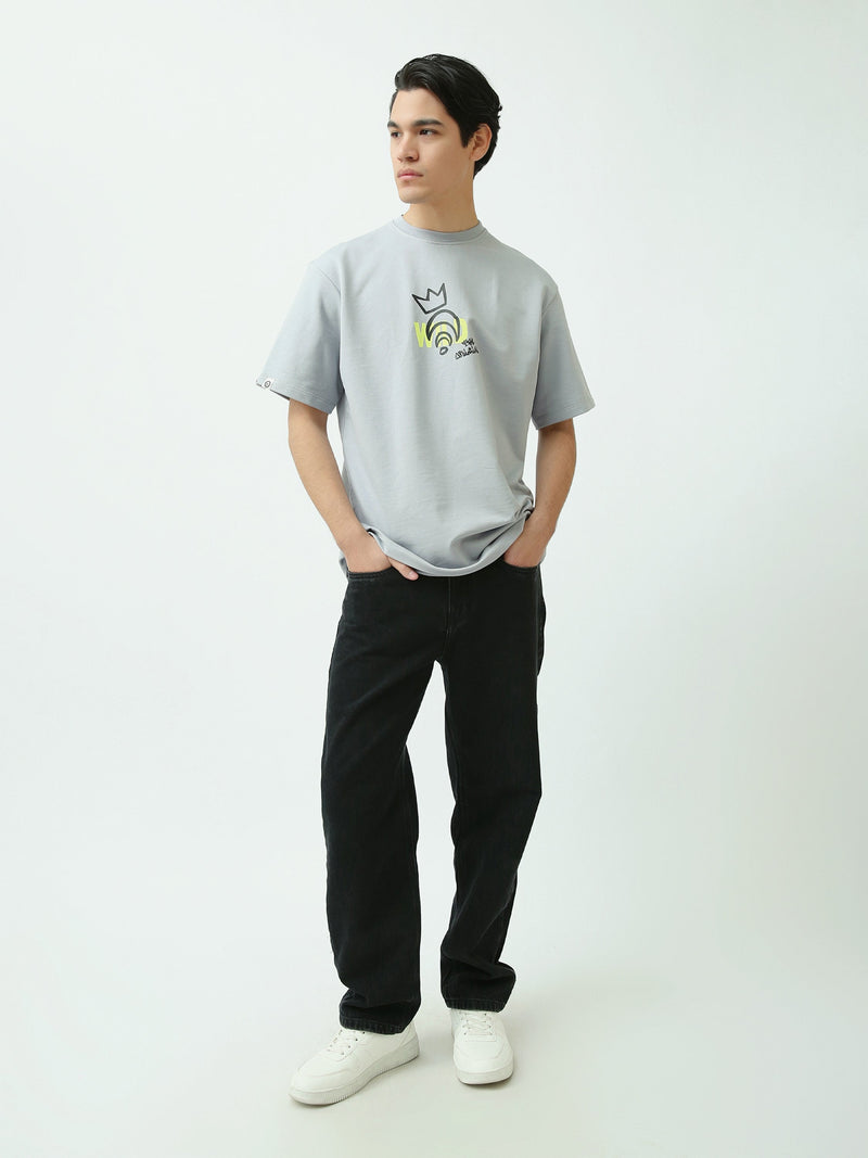 T-Shirt Homme Oversize à Imprimé Graphique Urbain - TSH25SPRO20439TM1