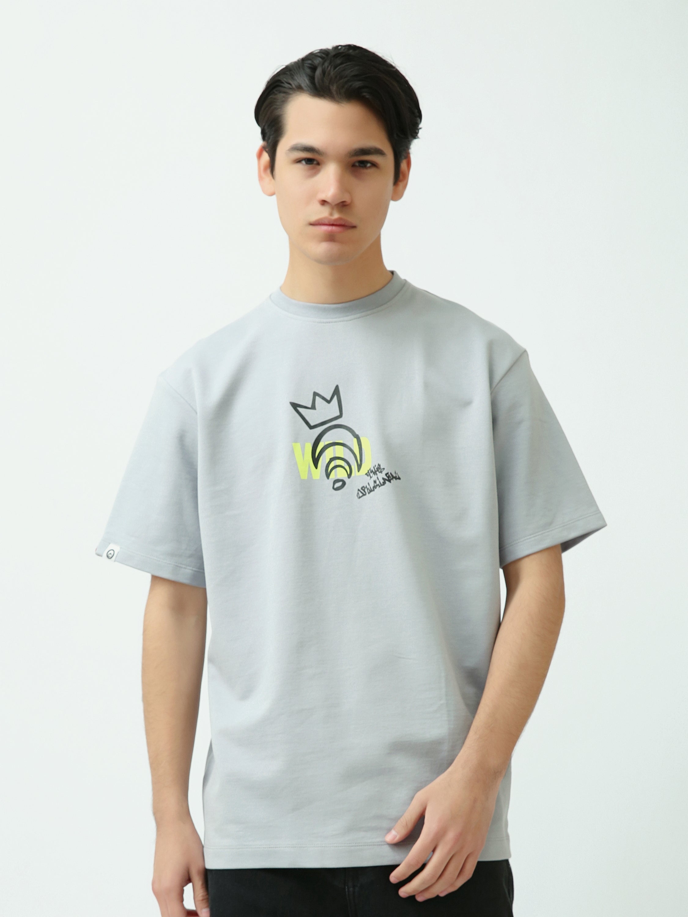 T-Shirt Homme Oversize à Imprimé Graphique Urbain - TSH25SPRO20439TM1