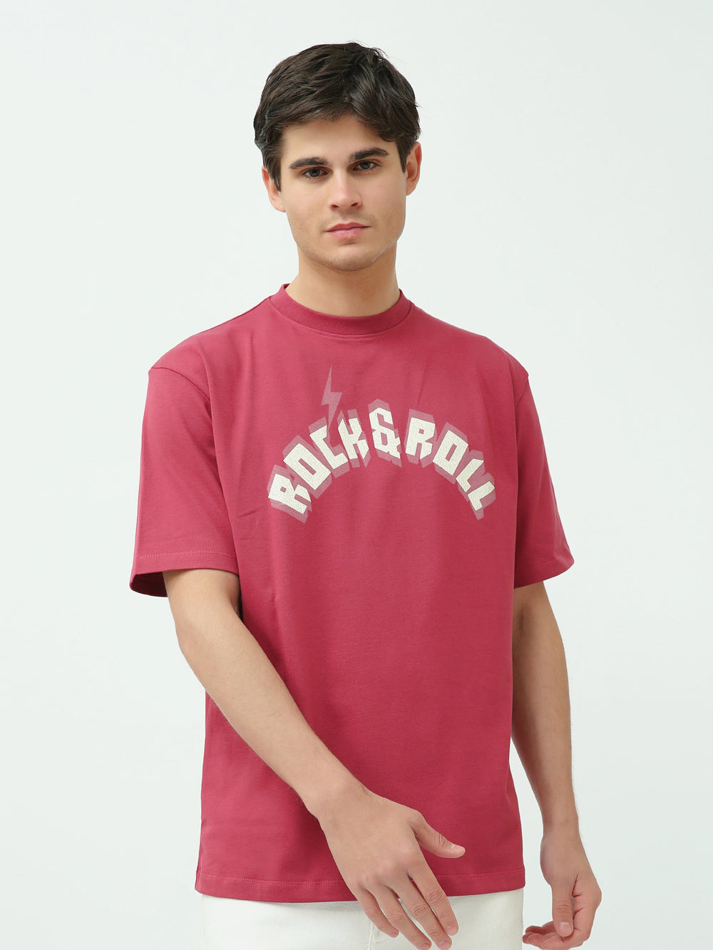 T-shirt Homme "Rock & Roll" – Style Vintage et Dynamique - TSH25SPRO20440TM1