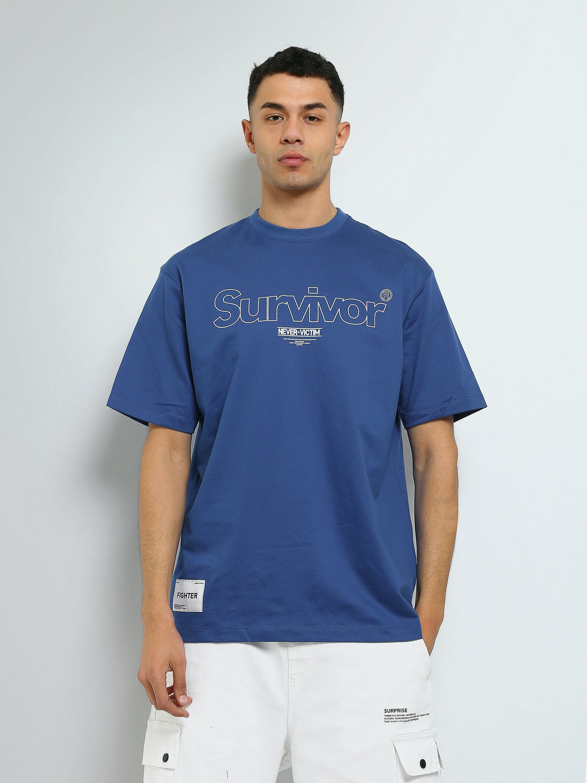T-Shirt Homme Oversize à Grand Imprimé Graphique - TSH25SPRO20443TM1