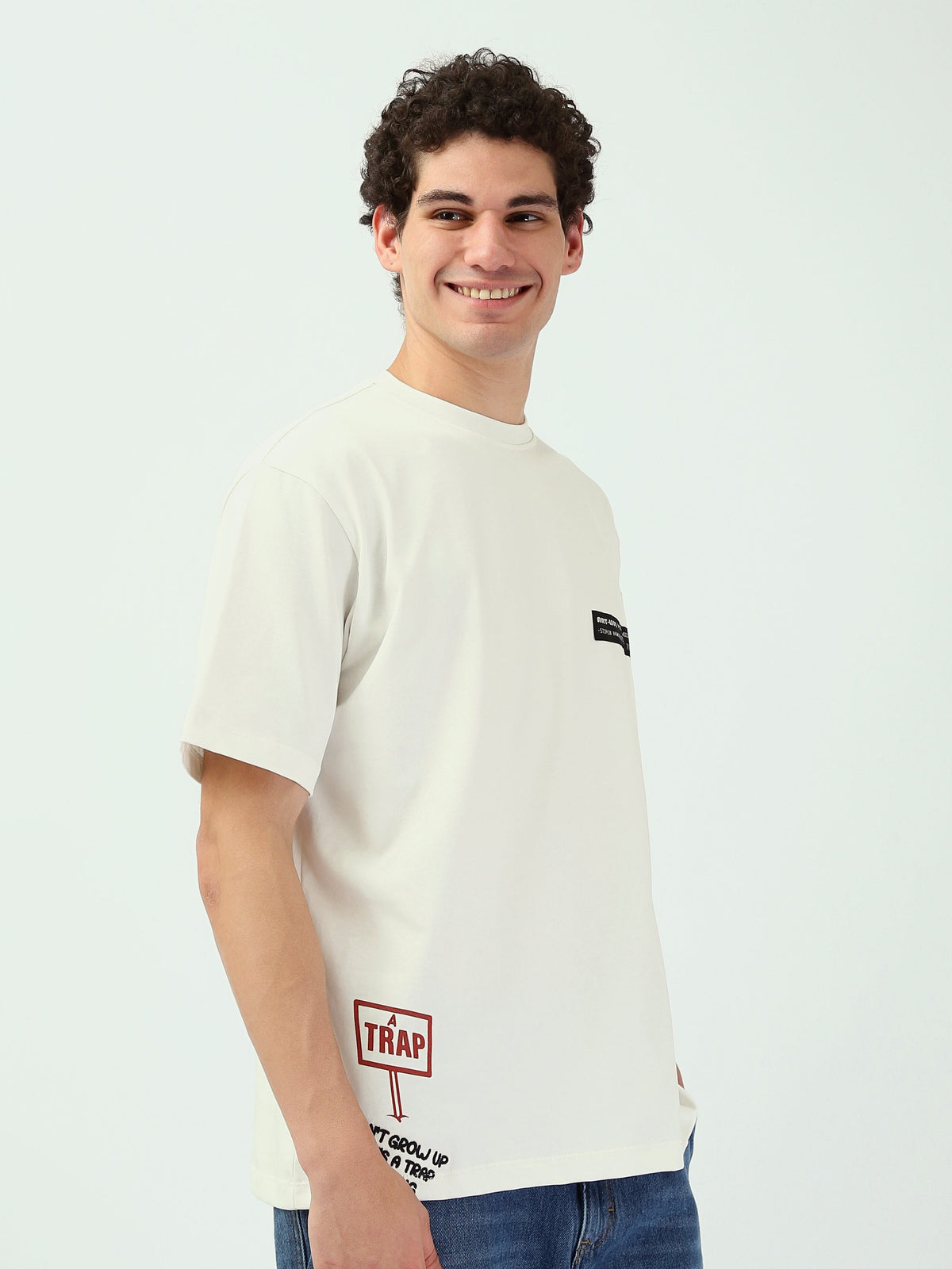 T-shirt Homme à Imprimés Graphiques – Style Casual Moderne - TSH25SPRO20497TM1