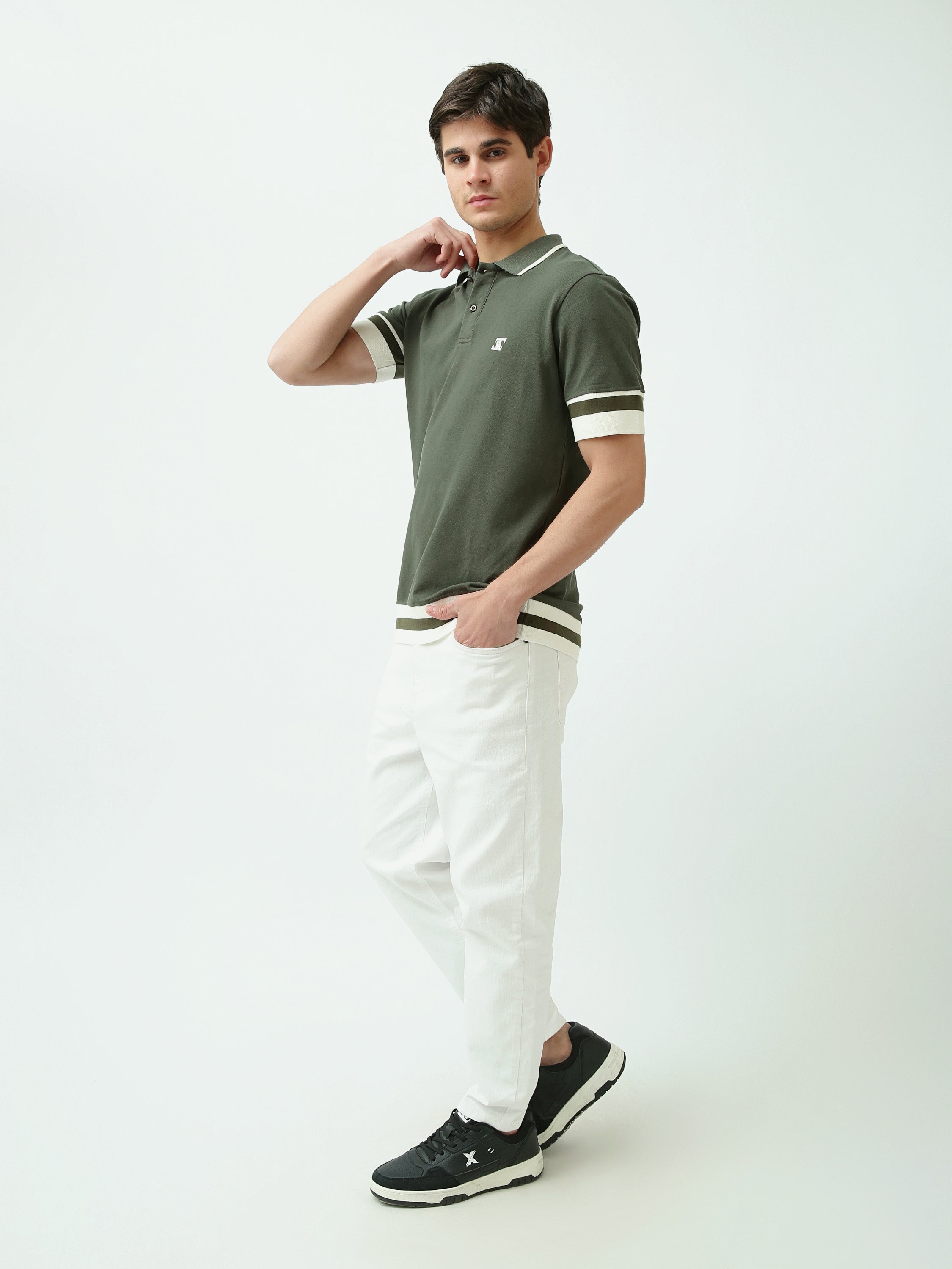 تيشيرت بولو رجالي بتصميم عصري - POS24SBPR21906TM1