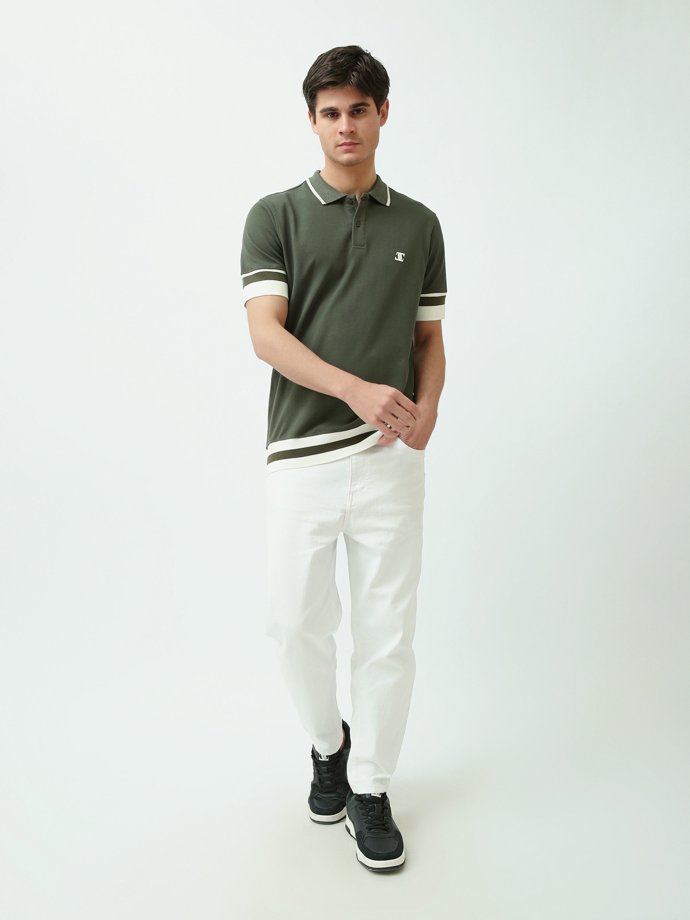 تيشيرت بولو رجالي بتصميم عصري - POS24SBPR21906TM1