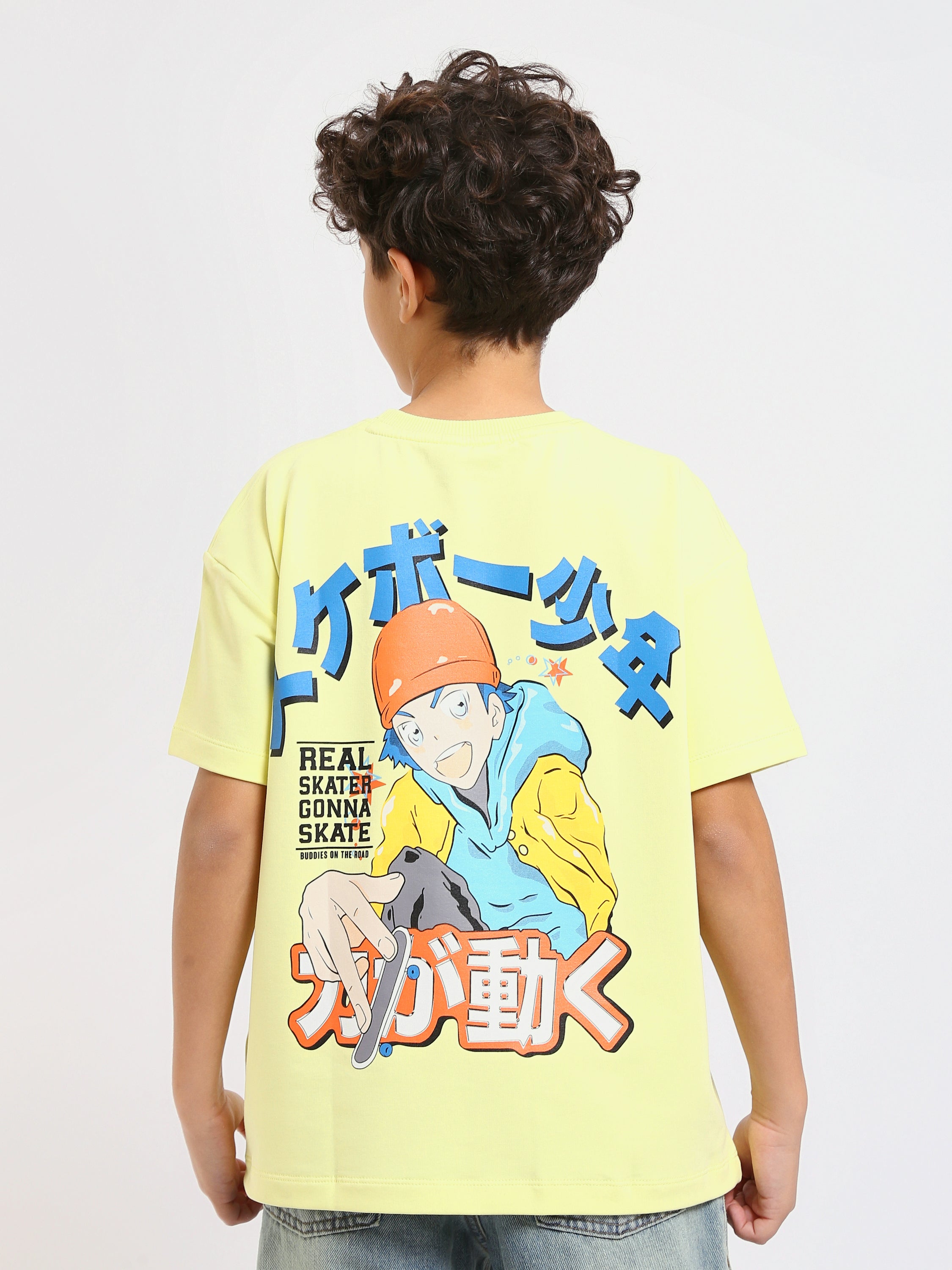 T-shirt enfant avec impression colorée et logo distinctif - TSH25SPRO32656TB1