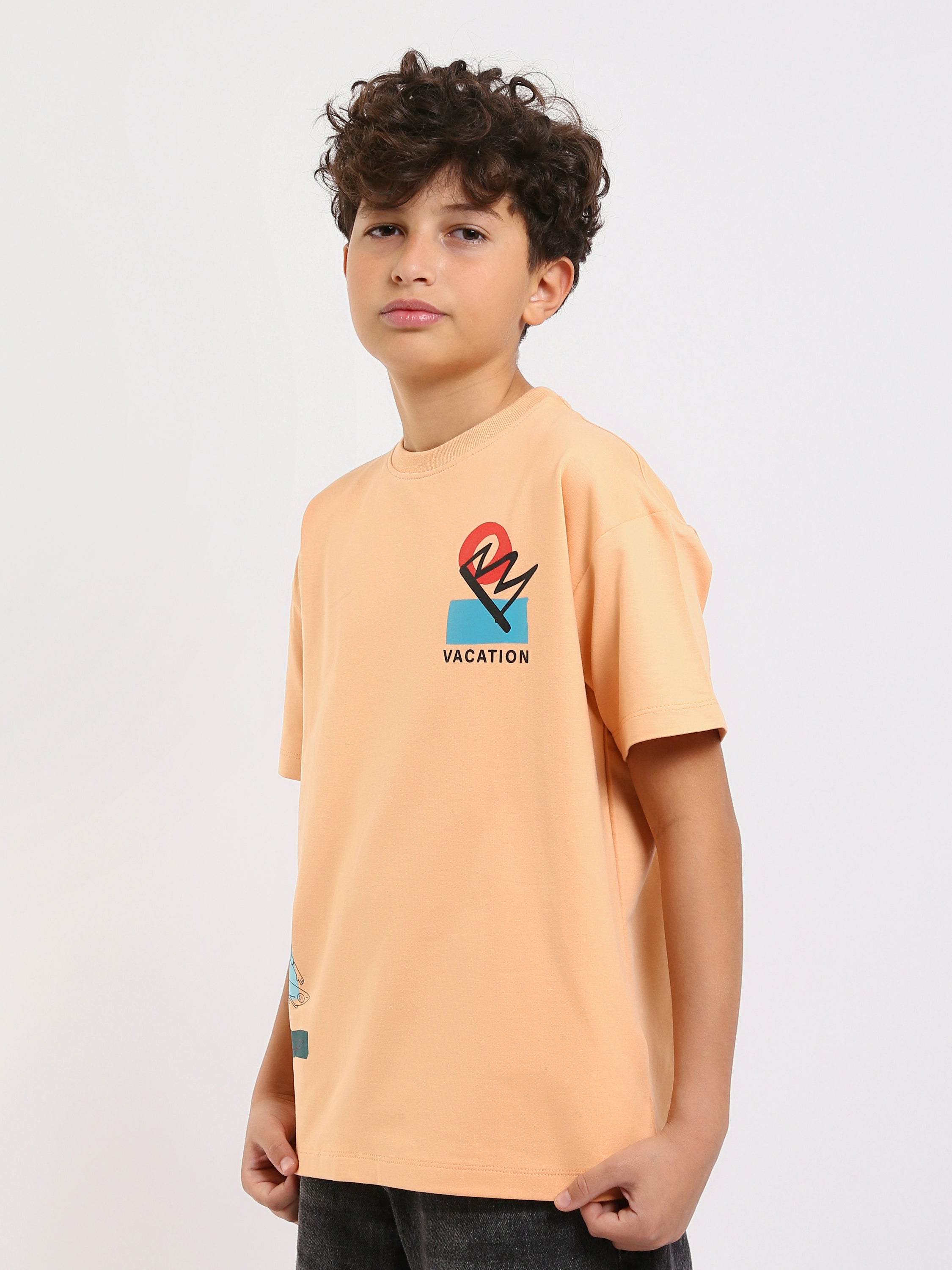 T-shirt Garçon Pêche "Vacation" – Design Fun et Graphique - TSH25SPRO32667TB1