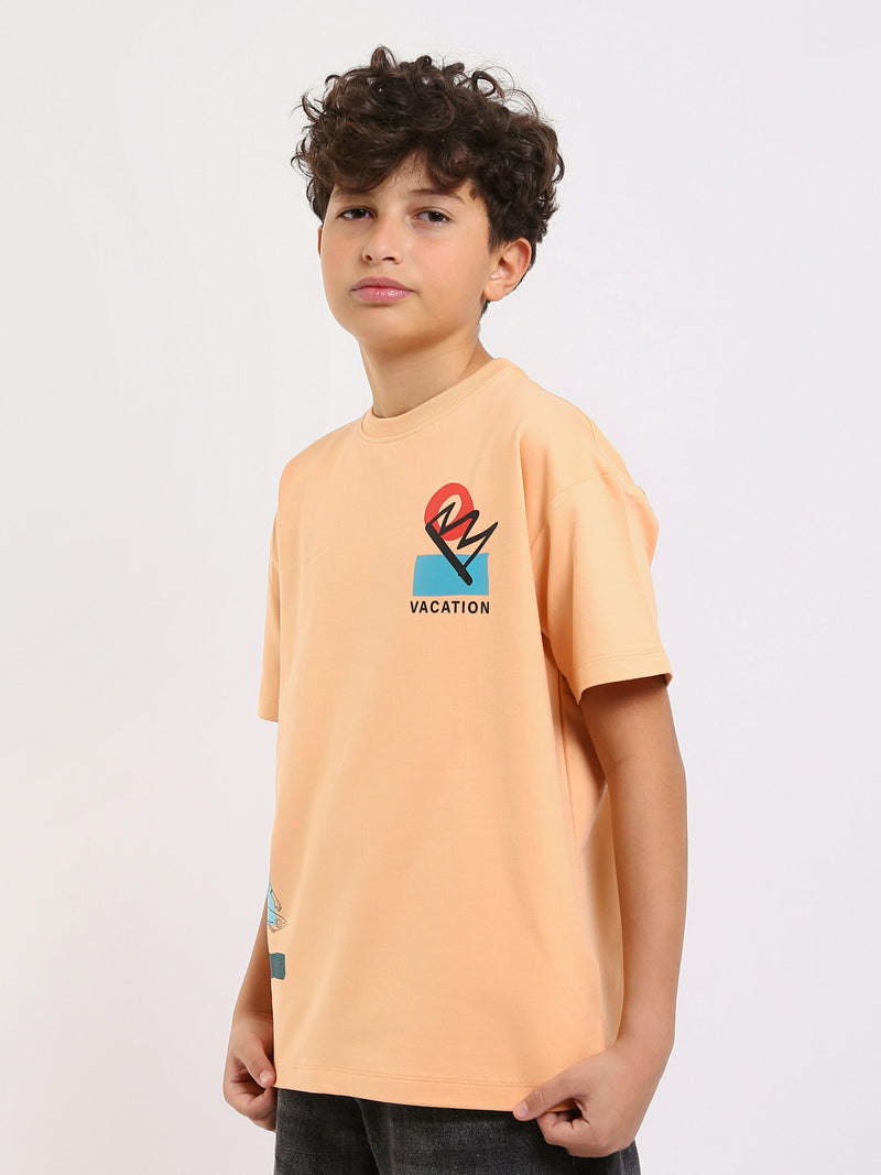 T-shirt Garçon Pêche "Vacation" – Design Fun et Graphique - TSH25SPRO32667TB1