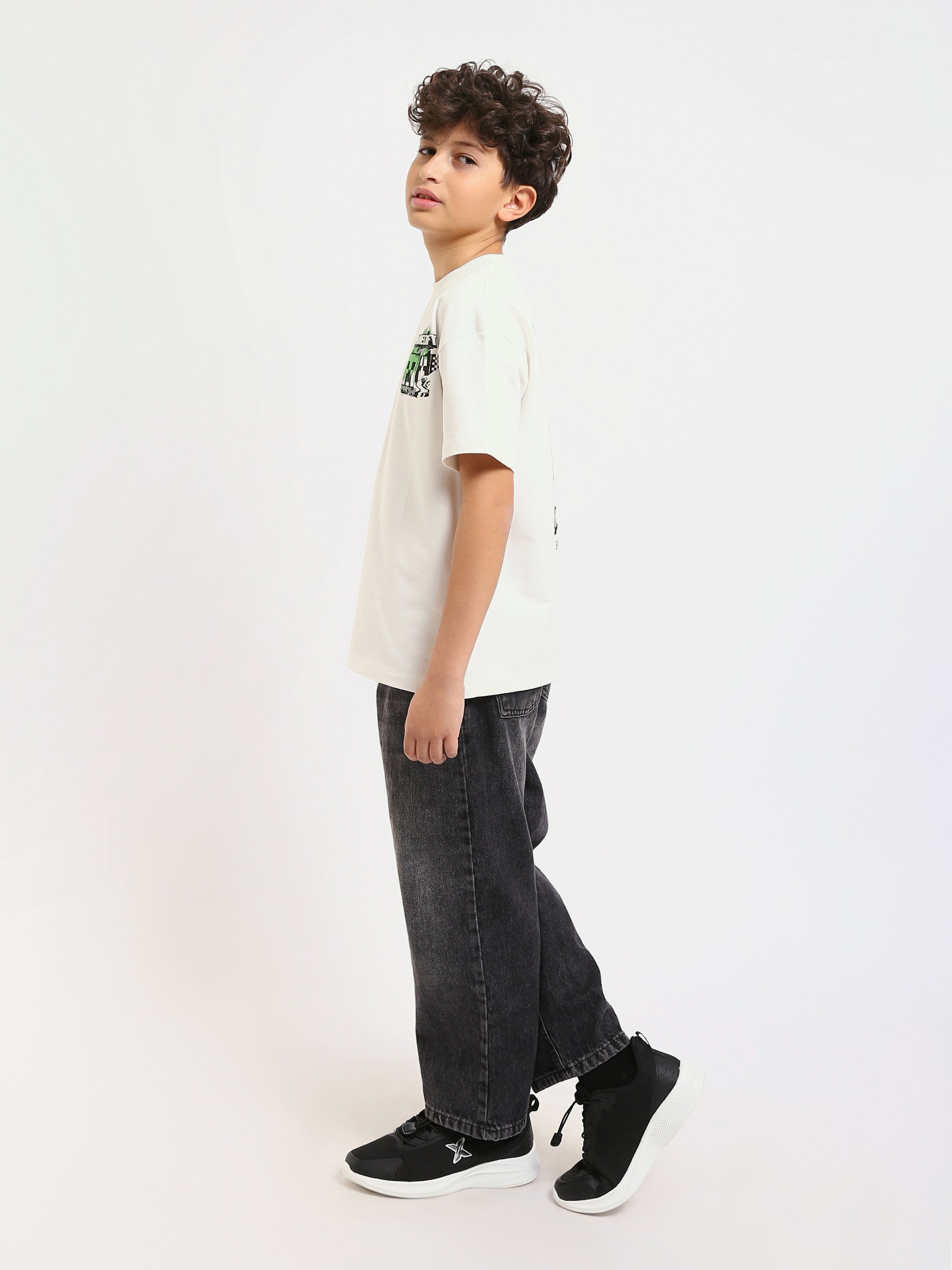 T-shirt enfant casual avec imprimé Minecraft – TSH25SPRO32671TB1