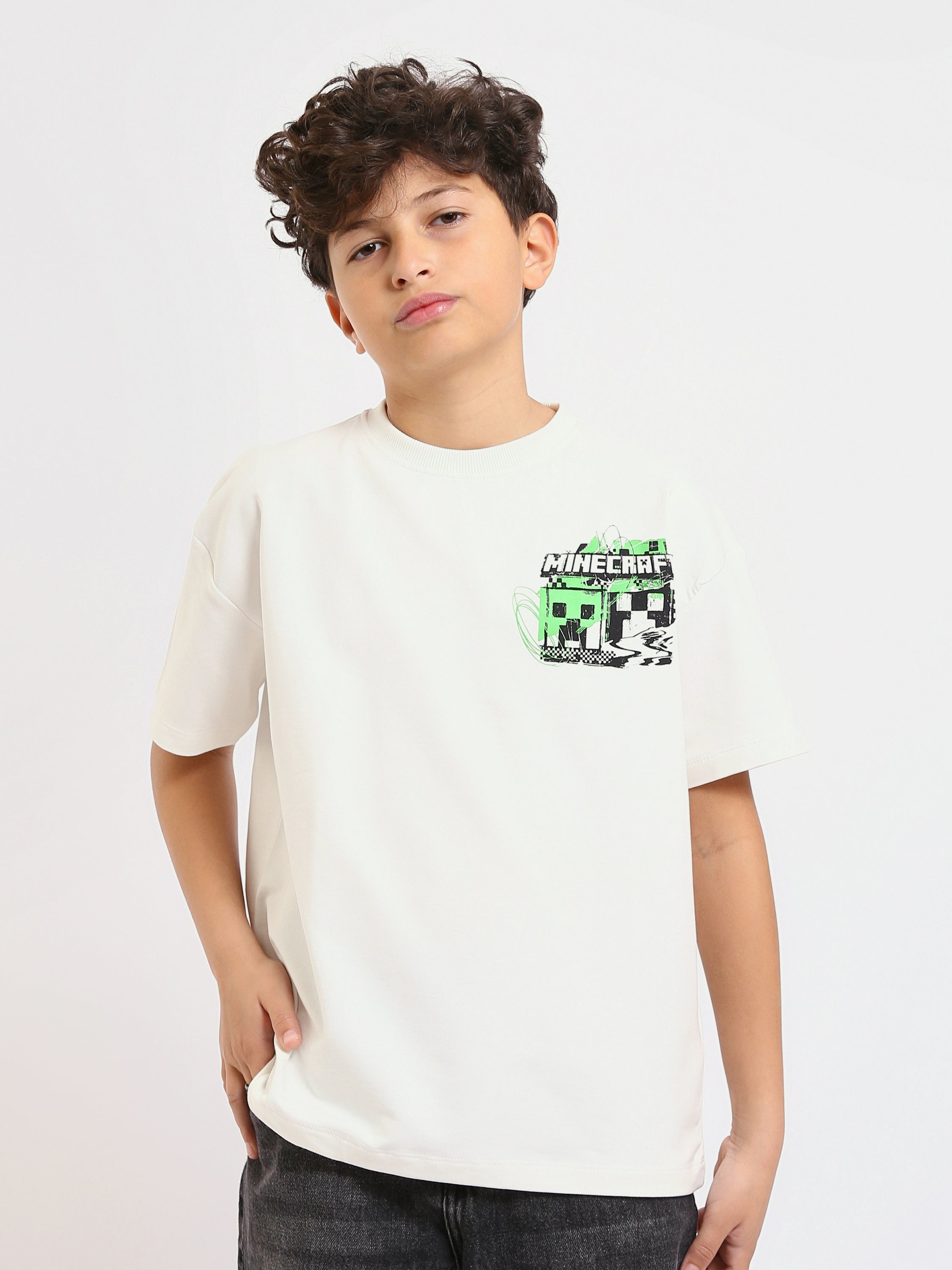 T-shirt enfant casual avec impression Minecraft - TSH25SPRO32671TB1