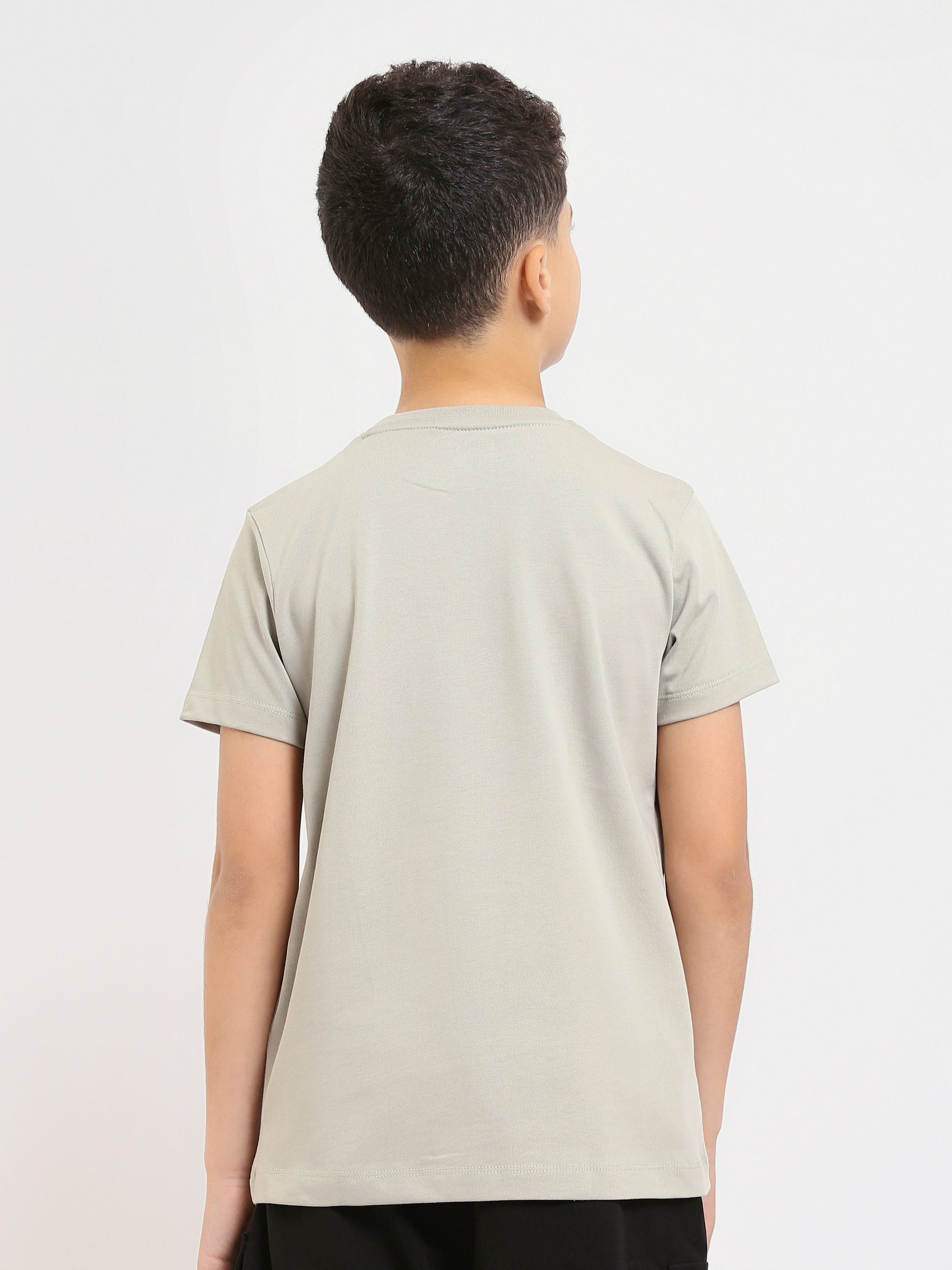 T-shirt Garçon Gris – Design Fun et Dynamique - TSH25SPRO32674TB1