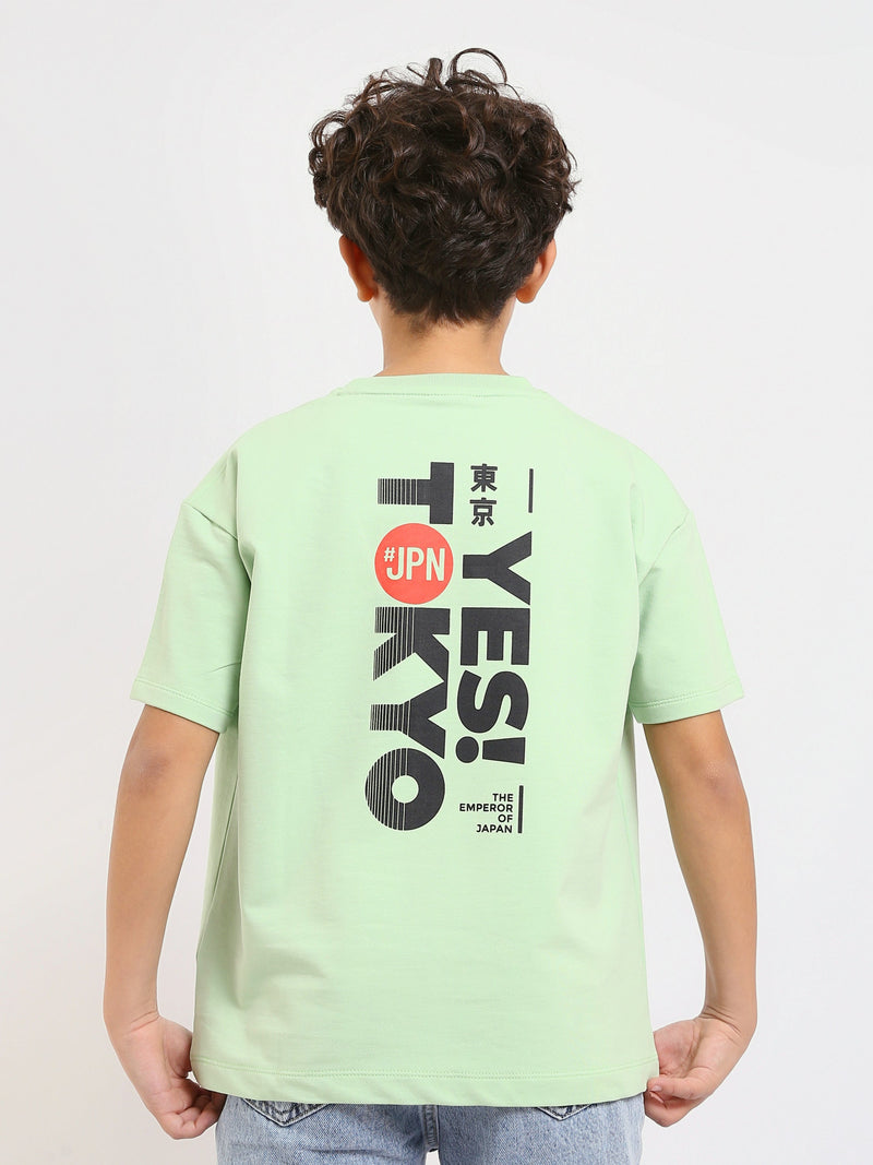 T-shirt Garçon Oversize Imprimé Style Urbain - TSH25SPRO32720TB1
