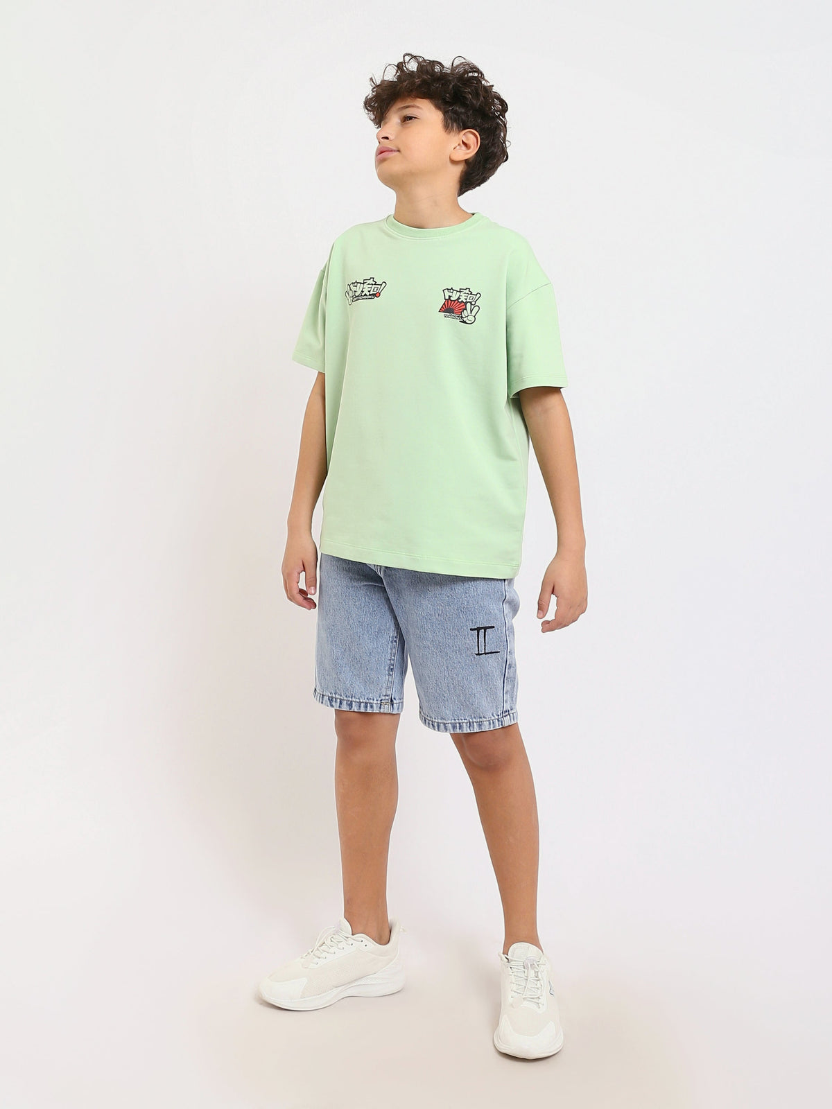 T-shirt Garçon Oversize Imprimé Style Urbain - TSH25SPRO32720TB1
