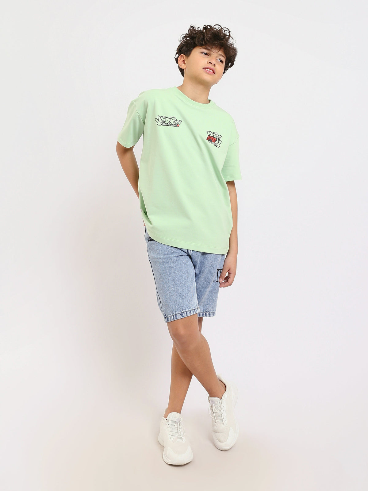 T-shirt Garçon Oversize Imprimé Style Urbain - TSH25SPRO32720TB1