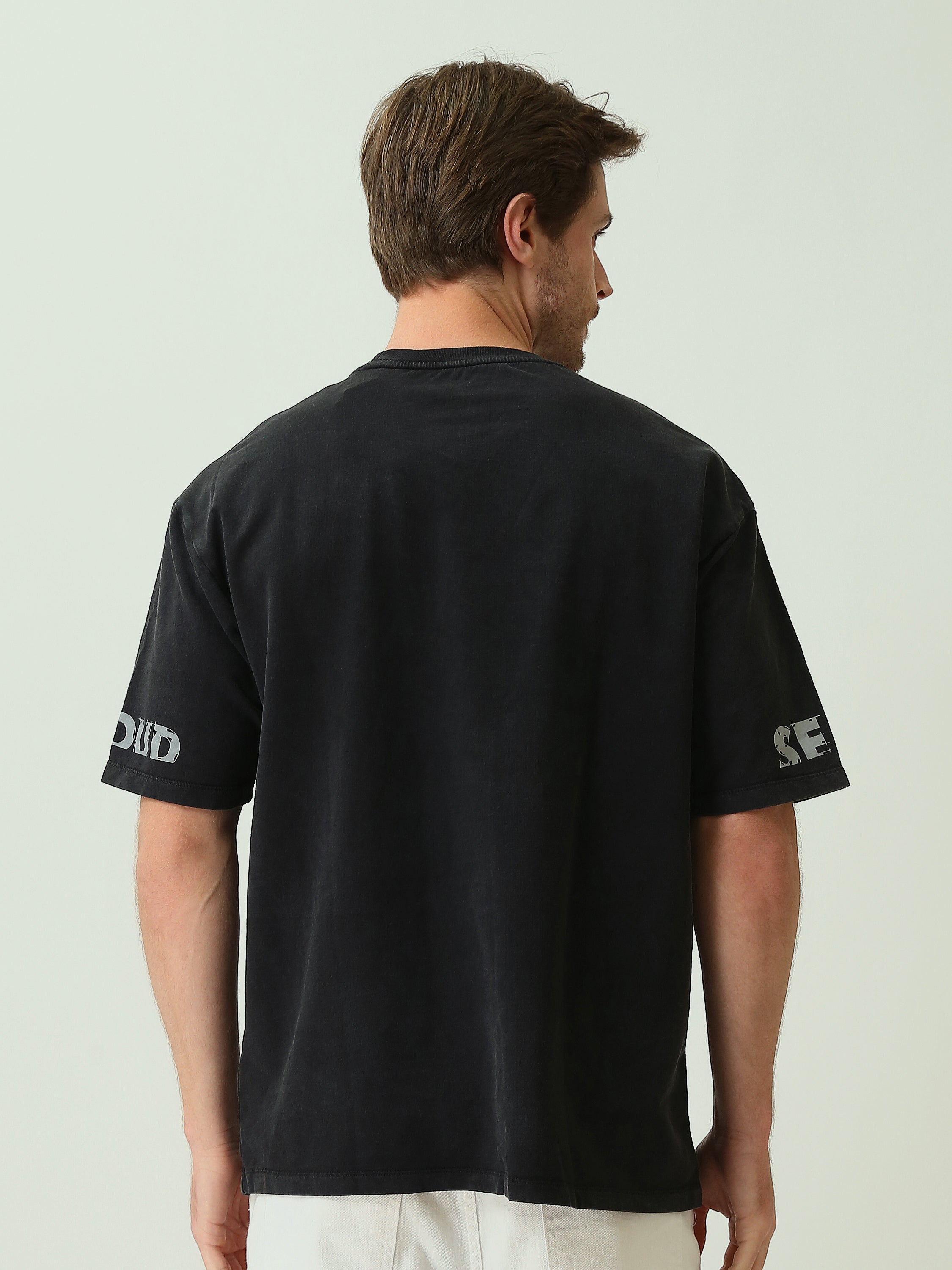 T-Shirt Homme Oversize à Imprimé Graphique - TSH25STR20365TM1