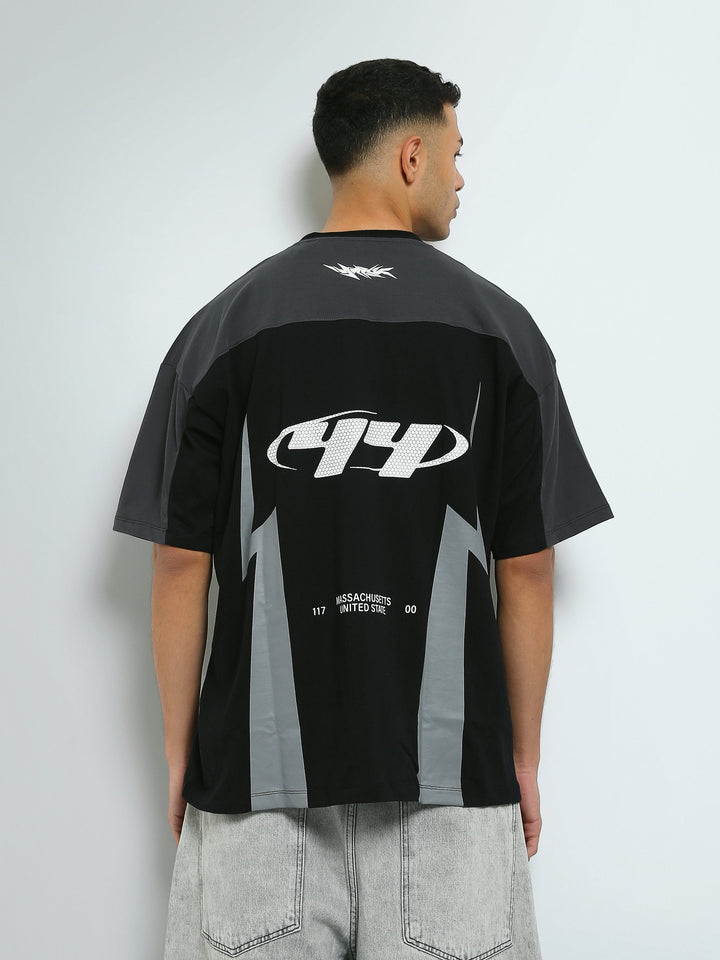 T-shirt Oversize Homme à Imprimé Graphique Streetwear - TSH25STRO20553TM1