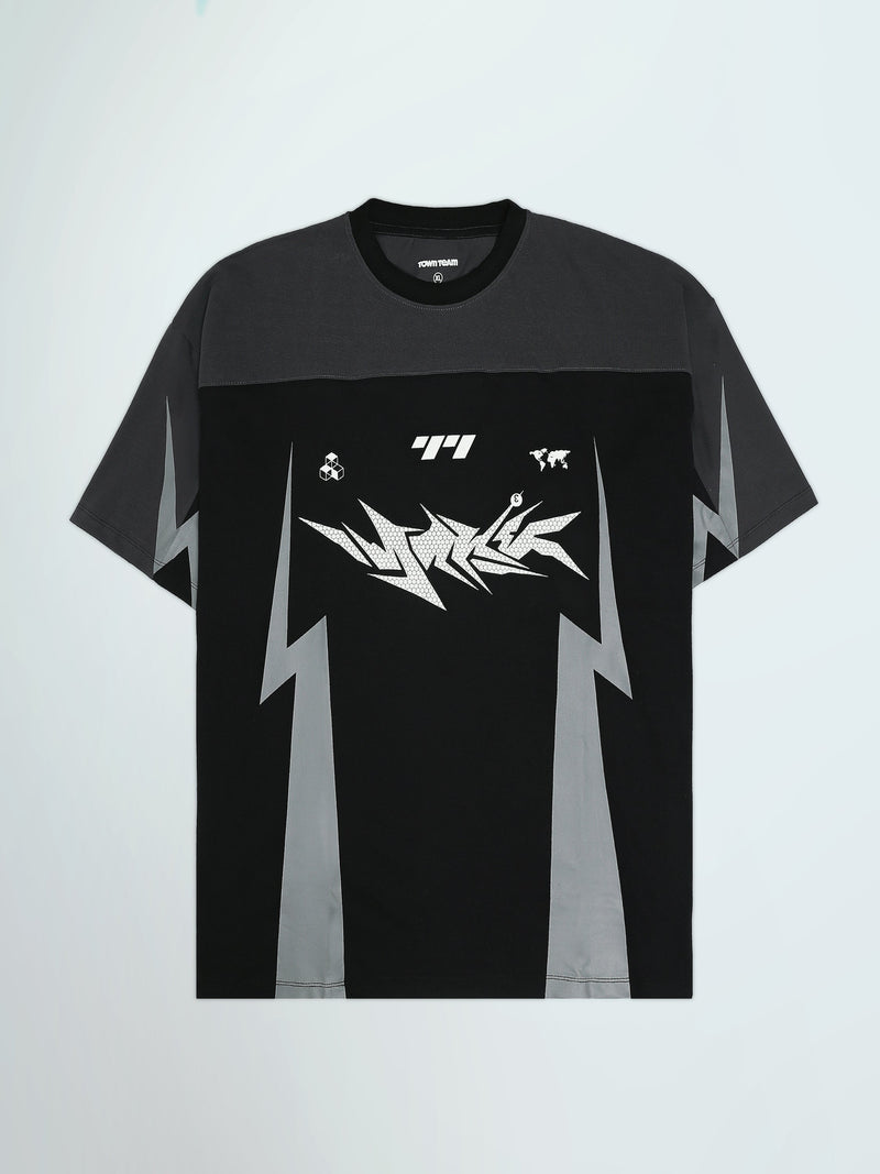 T-shirt Oversize Homme à Imprimé Graphique Streetwear - TSH25STRO20553TM1