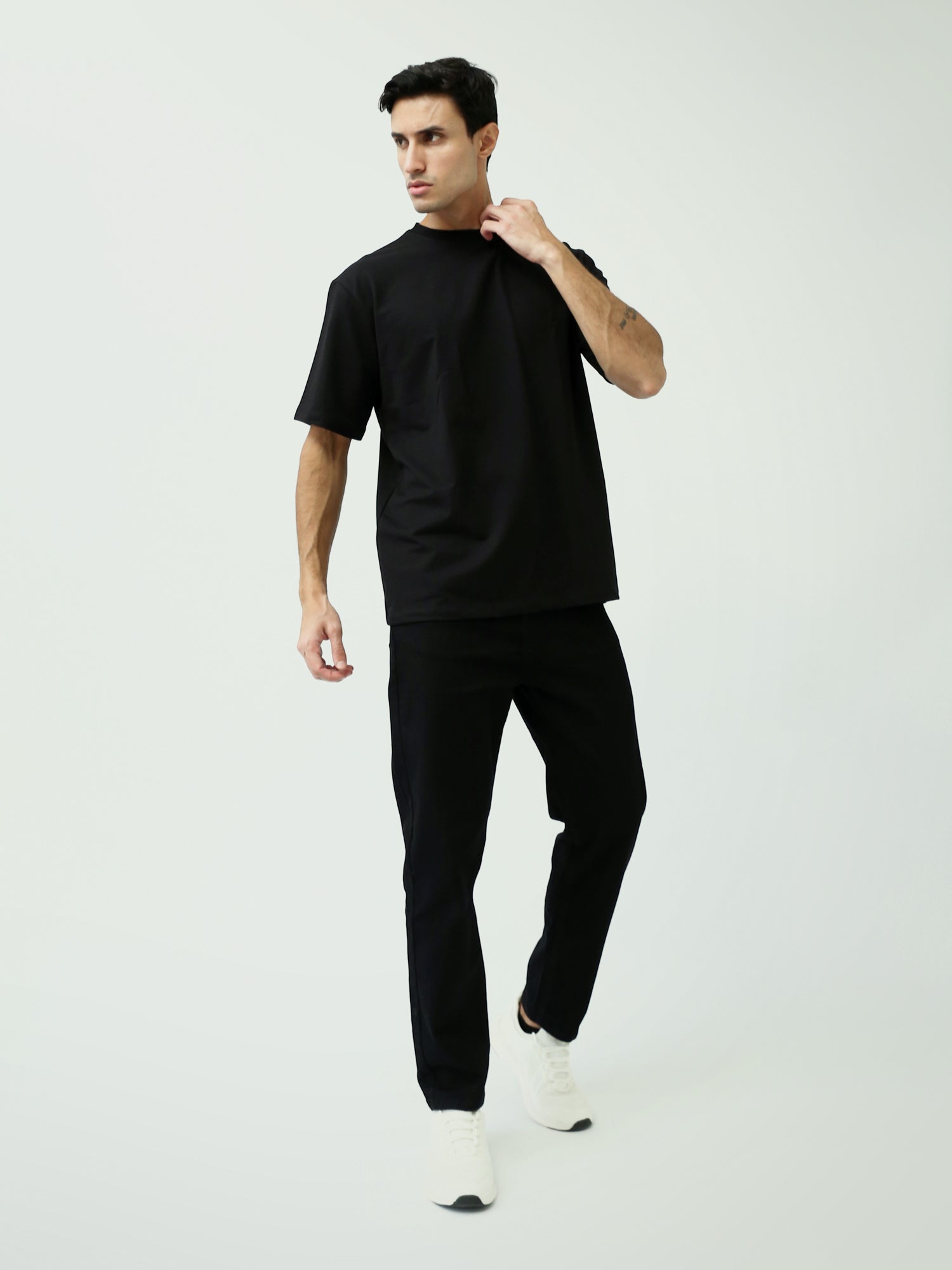 T-shirt Homme Oversize Uni – Basic Premium à Manches Courtes - TSH25WBRO20210TM1