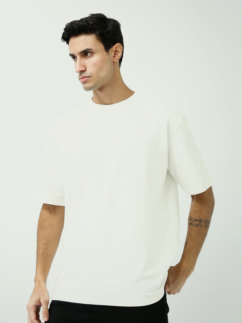 T-shirt Homme Oversize Uni – Basic Premium à Manches Courtes - TSH25WBRO20210TM1