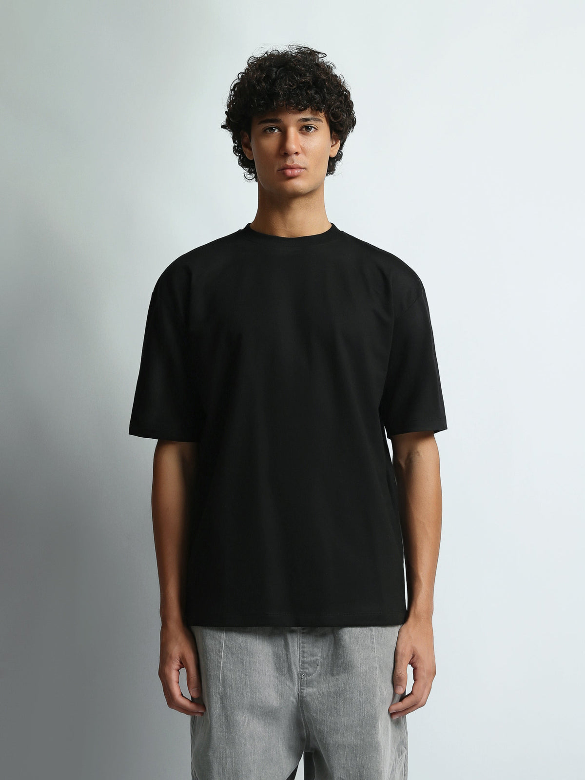 T-Shirt Homme Oversize Basique à Col Rond - TSH26S20000001TM1