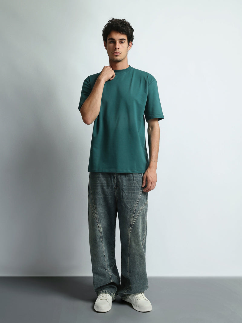 T-Shirt Homme Oversize Basique à Col Rond - TSH26S20000001TM1