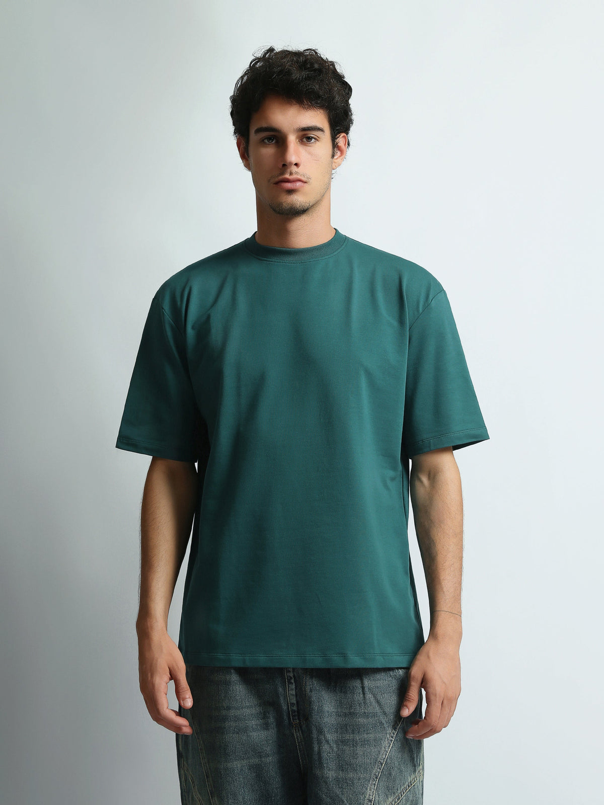 T-Shirt Homme Oversize Basique à Col Rond - TSH26S20000001TM1
