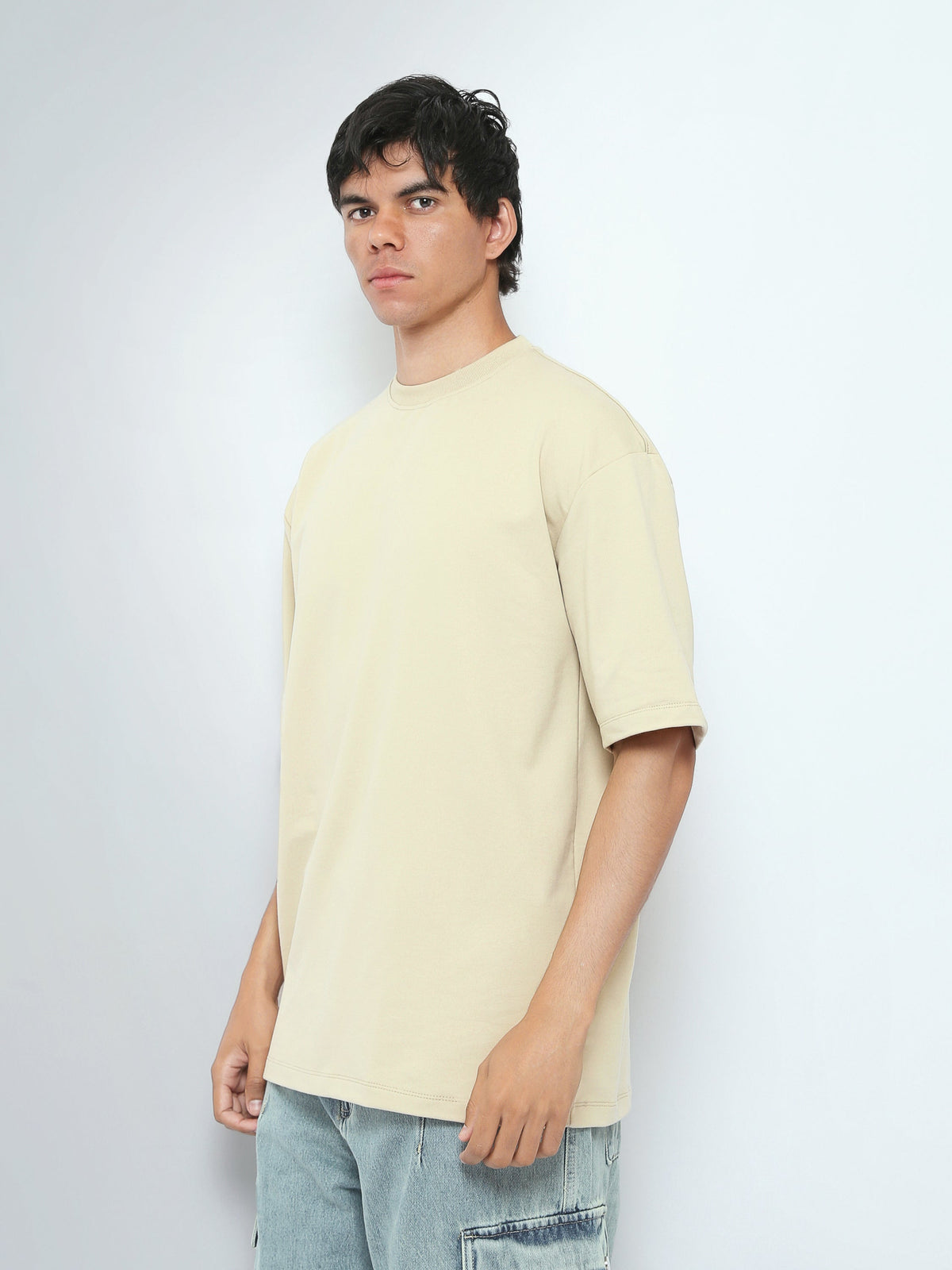 T-Shirt Homme Oversize Basique à Col Rond - TSH26S20000001TM1