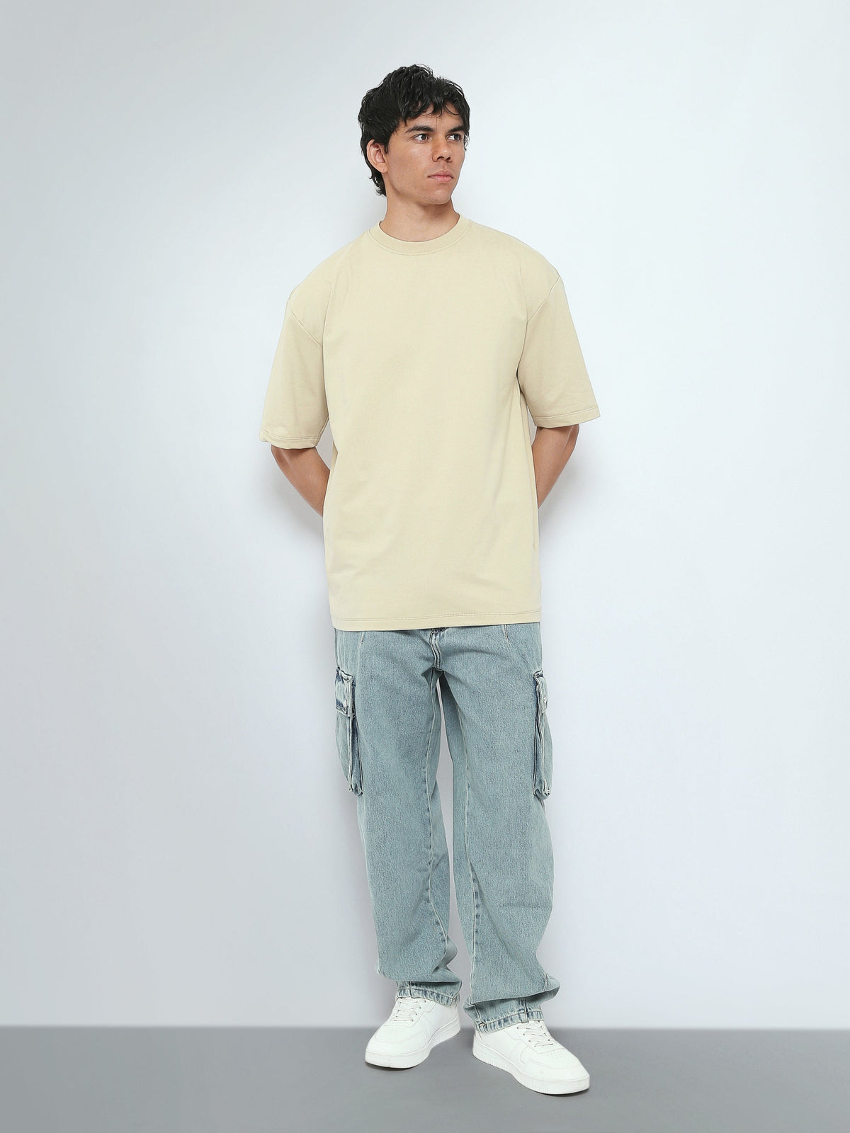T-Shirt Homme Oversize Basique à Col Rond - TSH26S20000001TM1