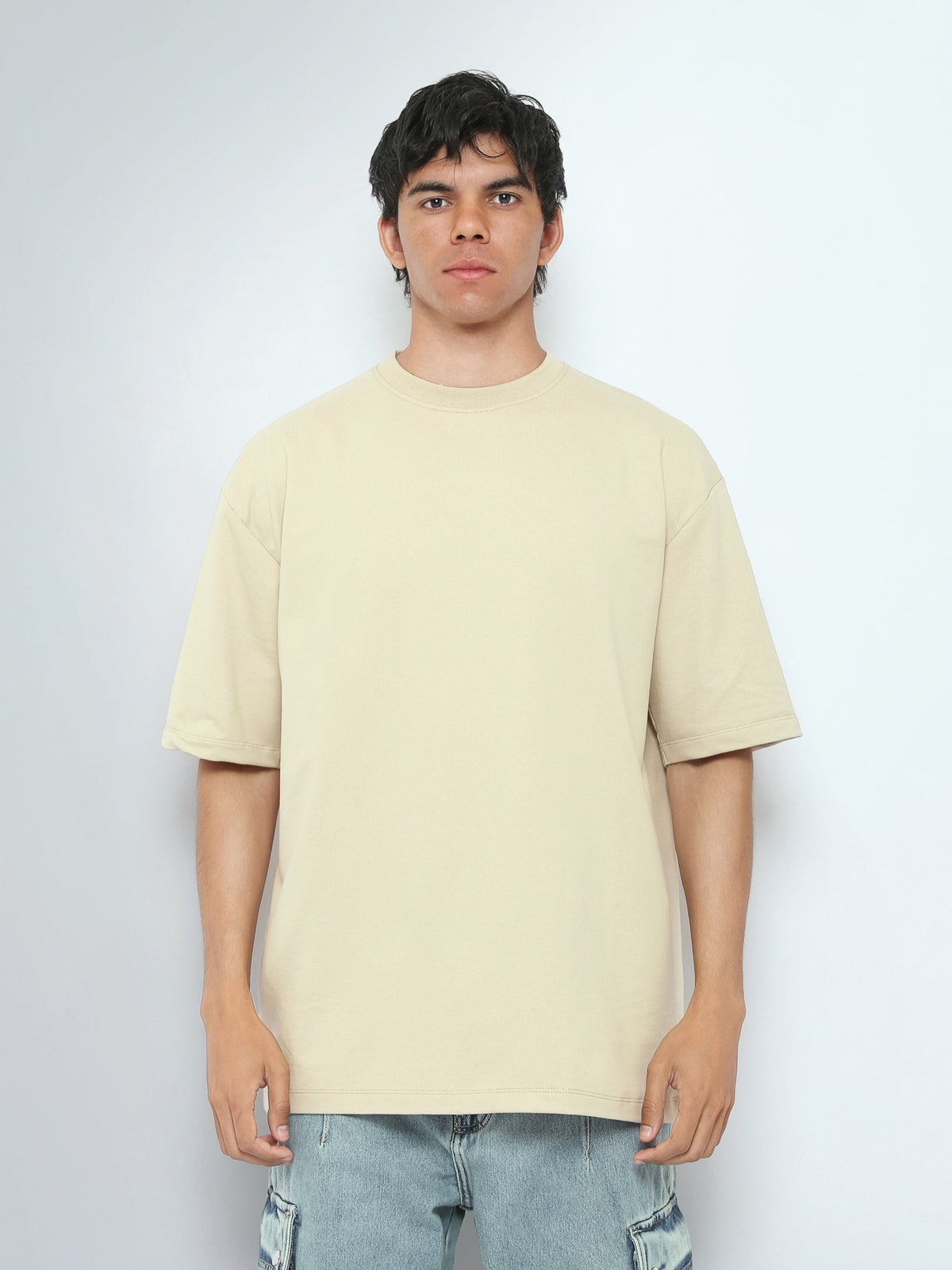 T-Shirt Homme Oversize Basique à Col Rond - TSH26S20000001TM1