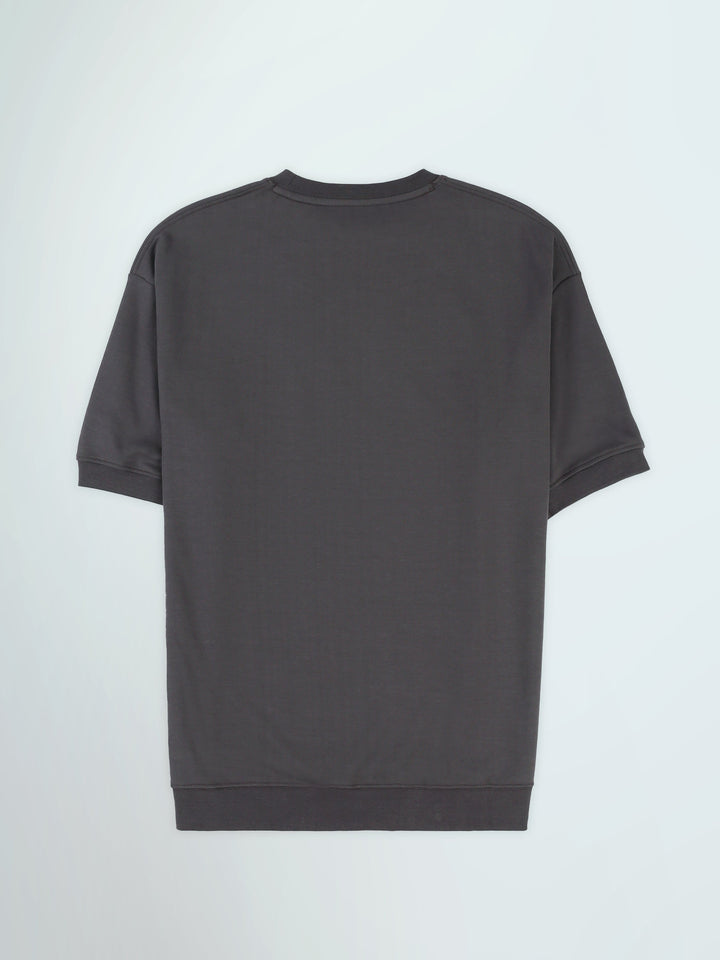 T-Shirt Oversize Homme Uni à Col Rond – Style Minimaliste - TSH26S20000002TM1