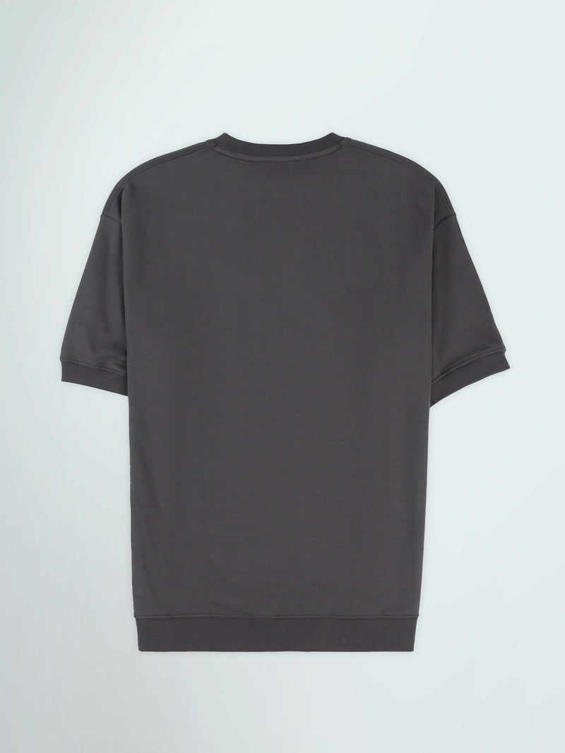 T-Shirt Oversize Homme Uni à Col Rond – Style Minimaliste - TSH26S20000002TM1