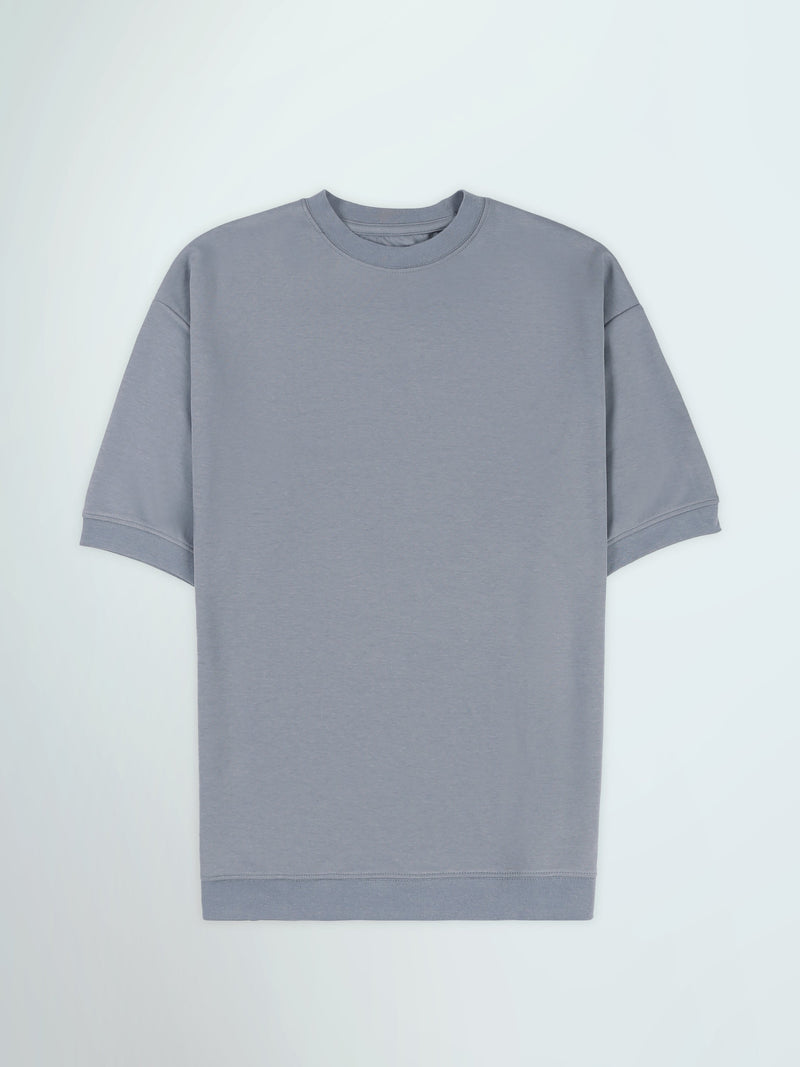 T-Shirt Oversize Homme Uni à Col Rond – Style Minimaliste - TSH26S20000002TM1