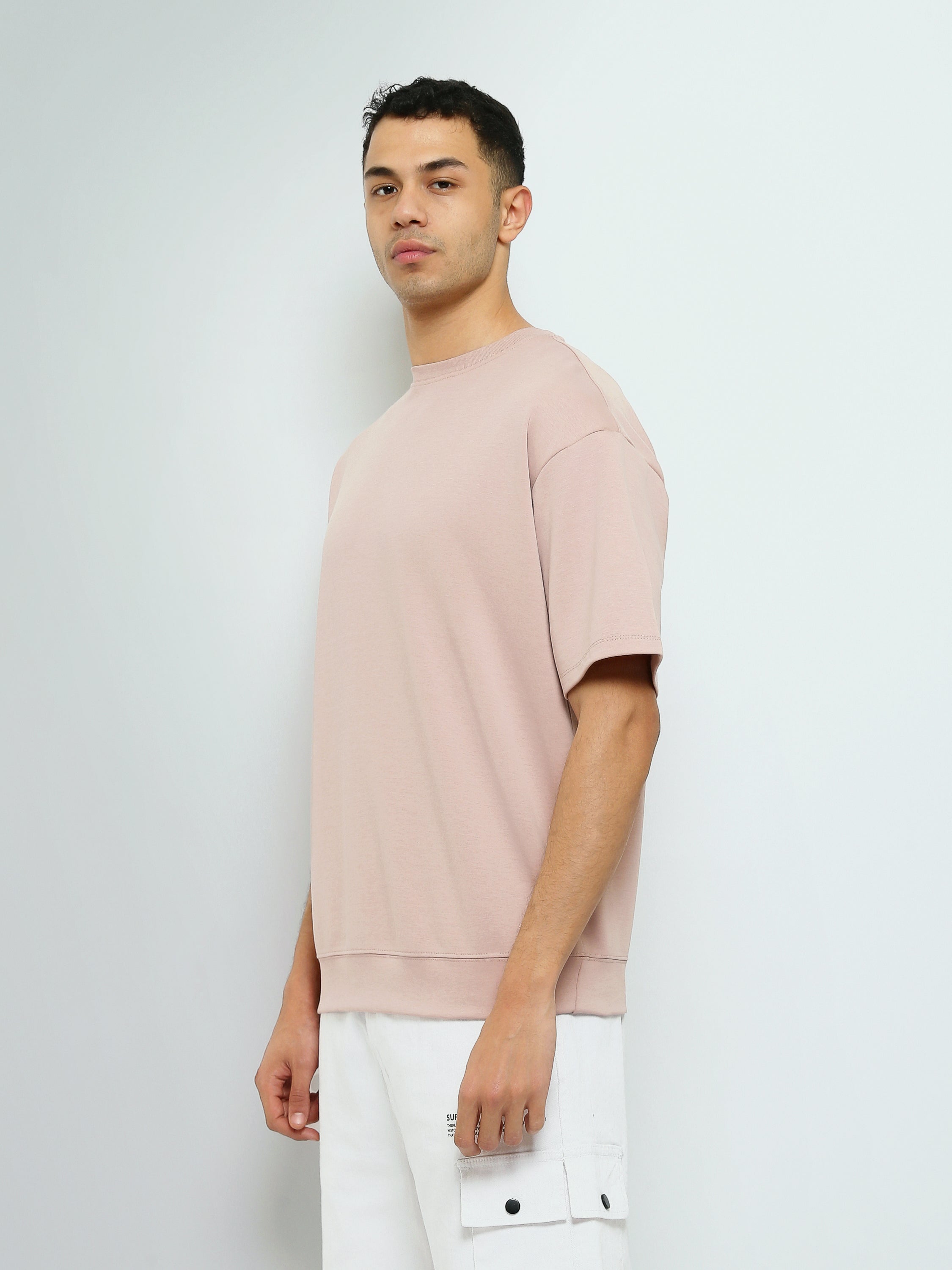T-Shirt Homme Oversize Uni à Manches Courtes - TSH26S20000003TM1