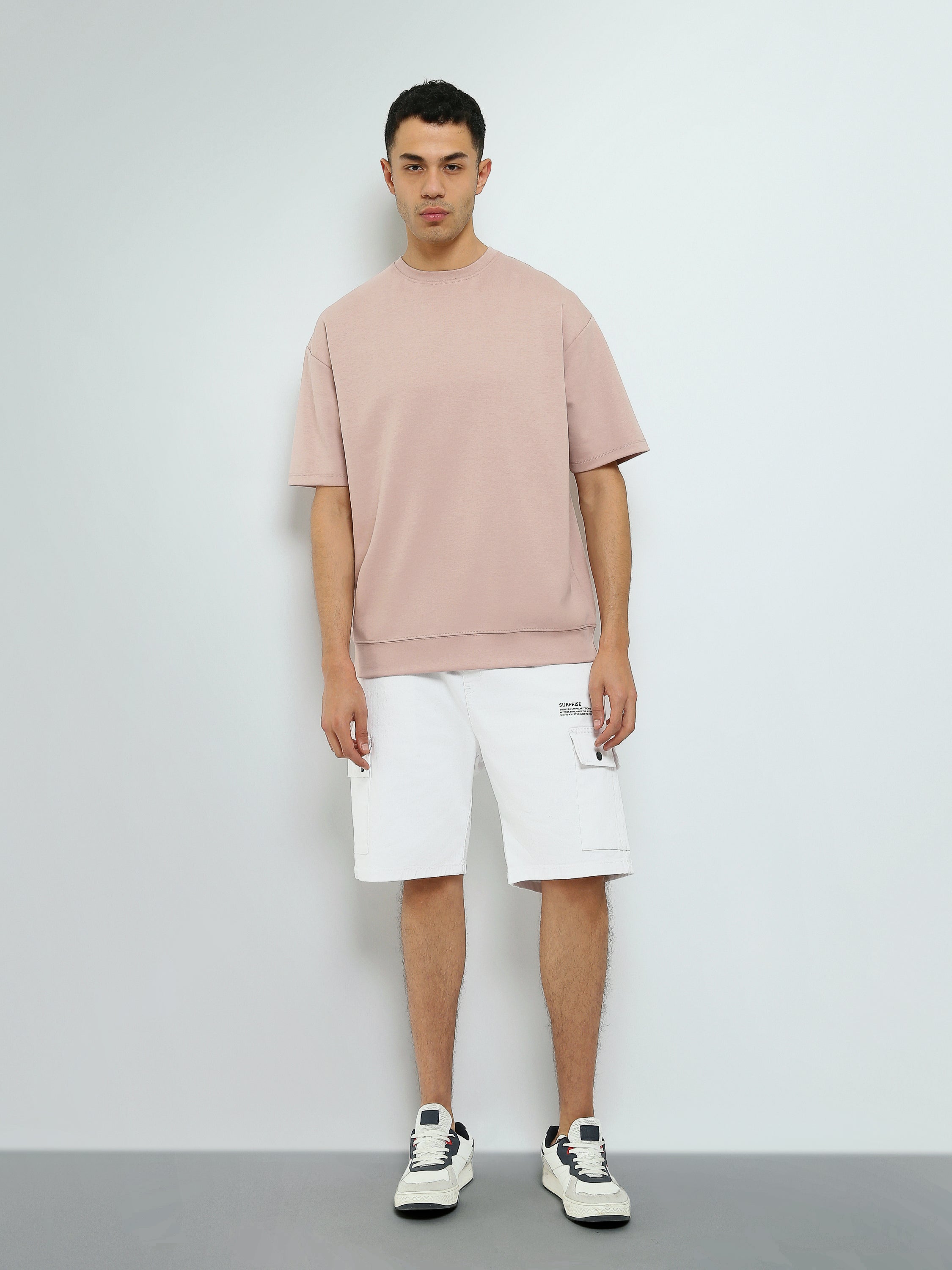 T-Shirt Homme Oversize Uni à Manches Courtes - TSH26S20000003TM1