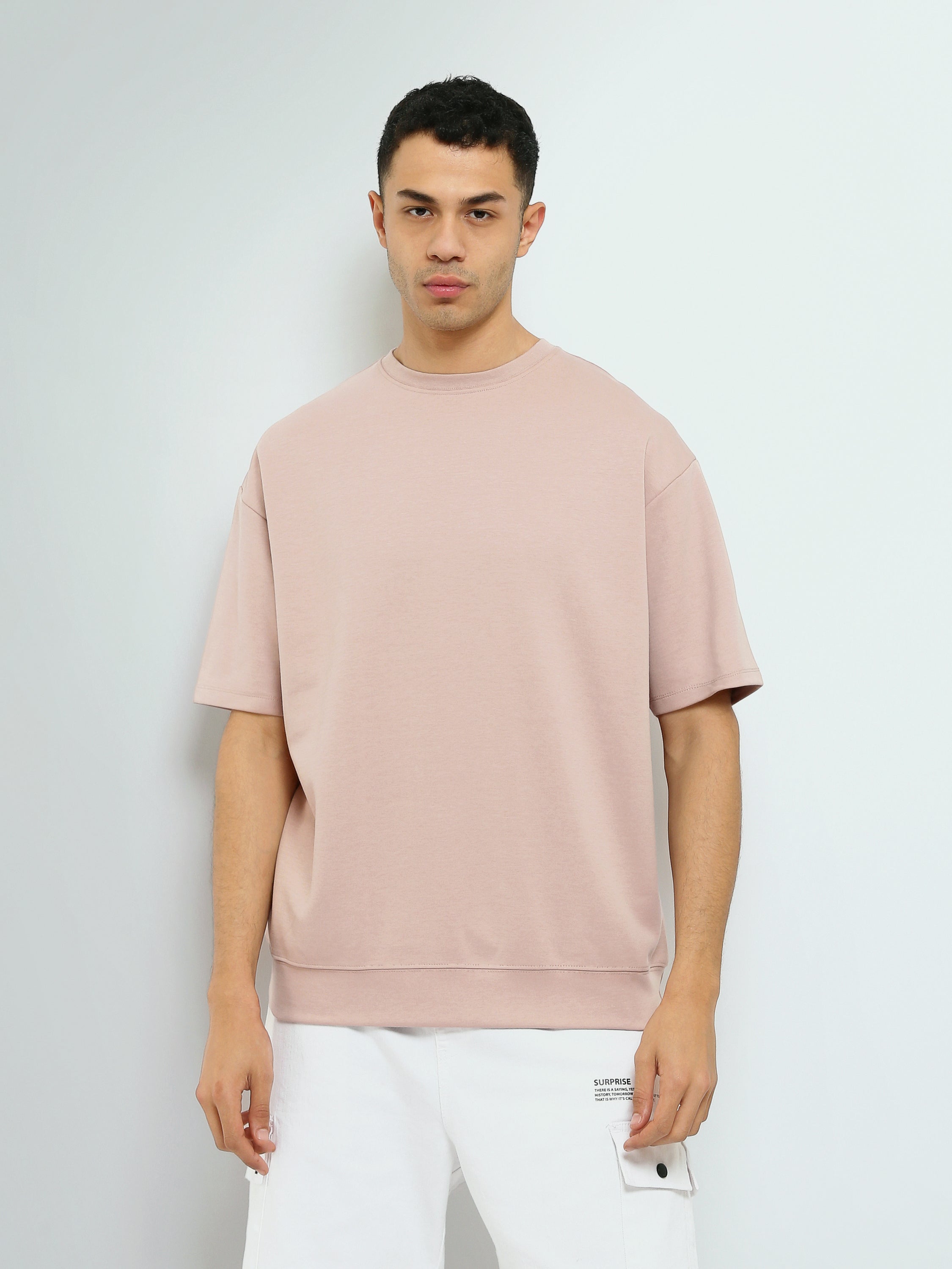 T-Shirt Homme Oversize Uni à Manches Courtes - TSH26S20000003TM1