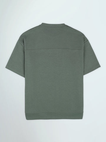 T-Shirt Homme Oversize Uni à Manches Courtes - TSH26S20000003TM1