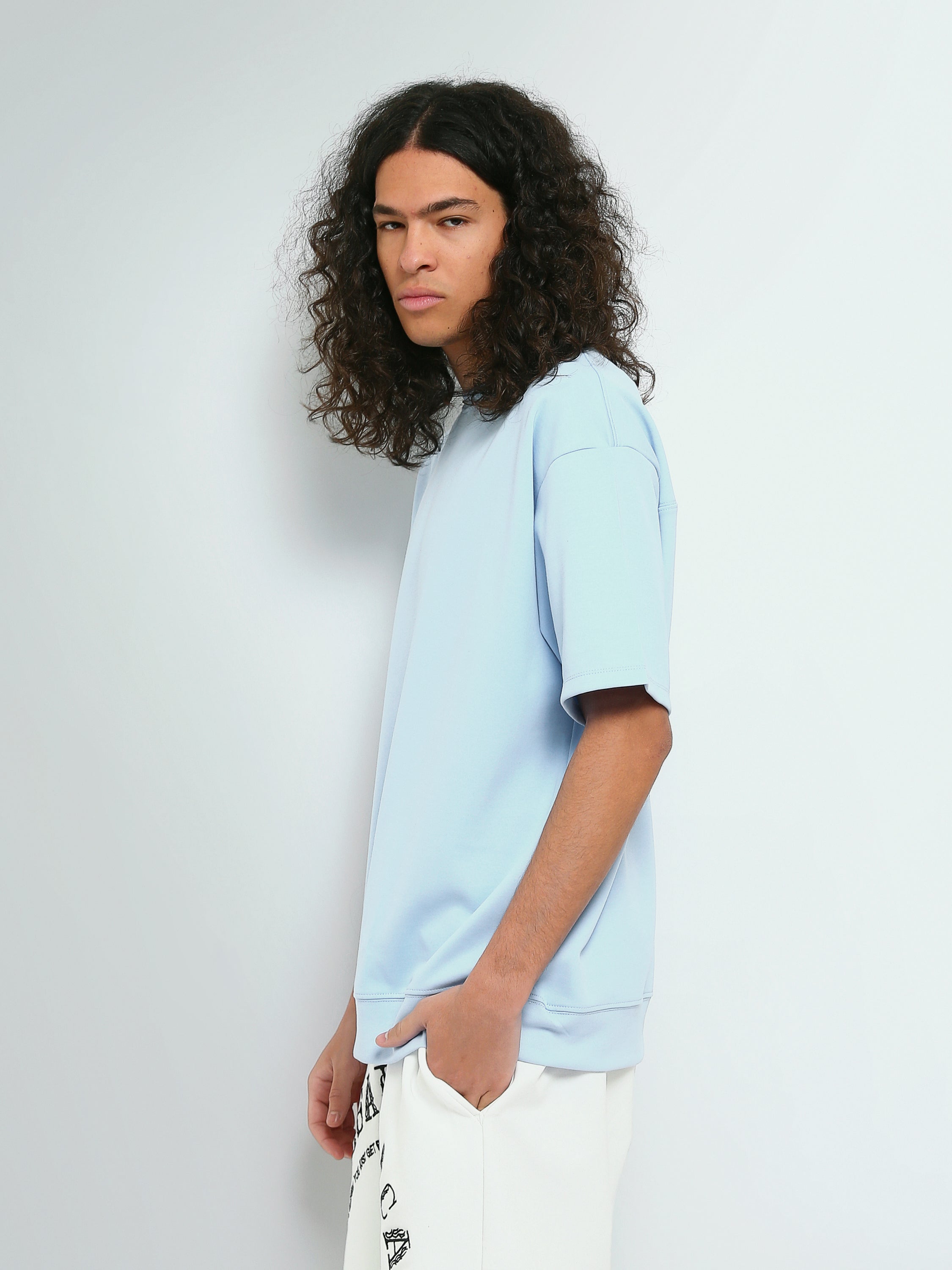 T-Shirt Homme Oversize Uni à Manches Courtes - TSH26S20000003TM1