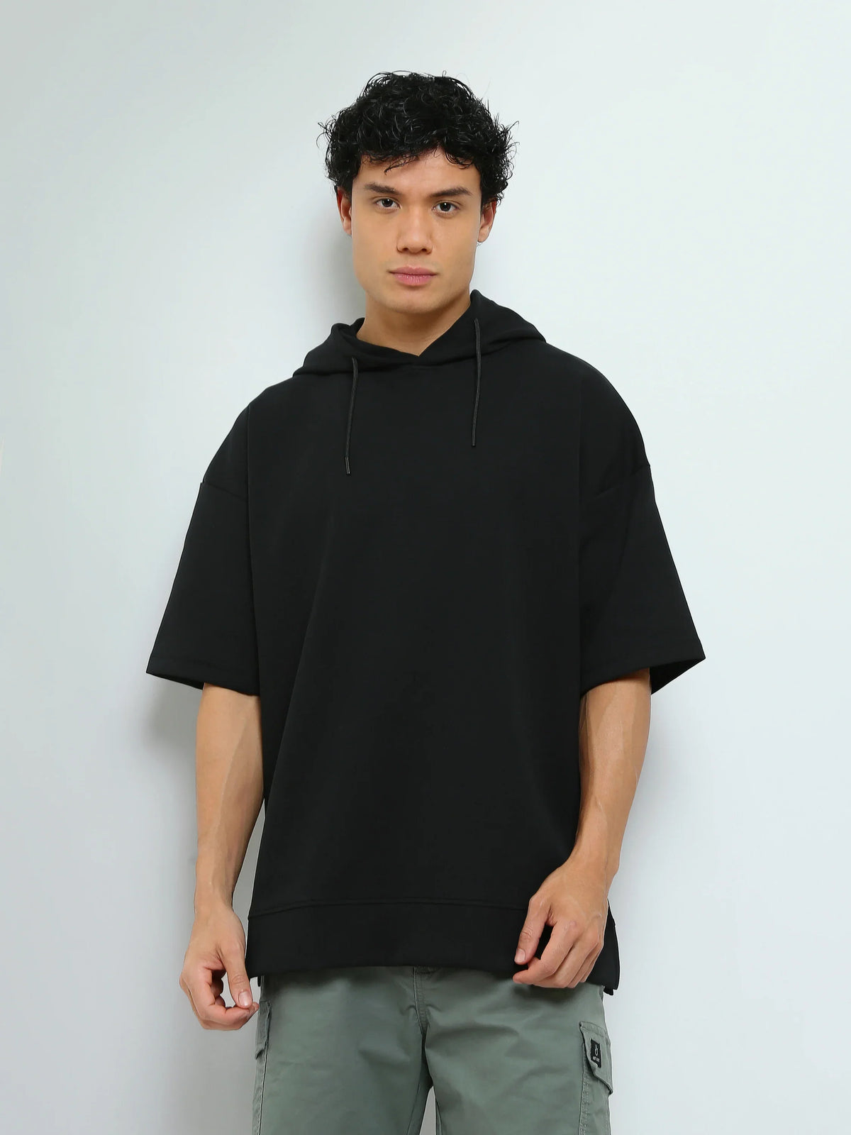 T-Shirt Homme Oversize à Capuche et Manches Courtes - TSH26S20000004TM1