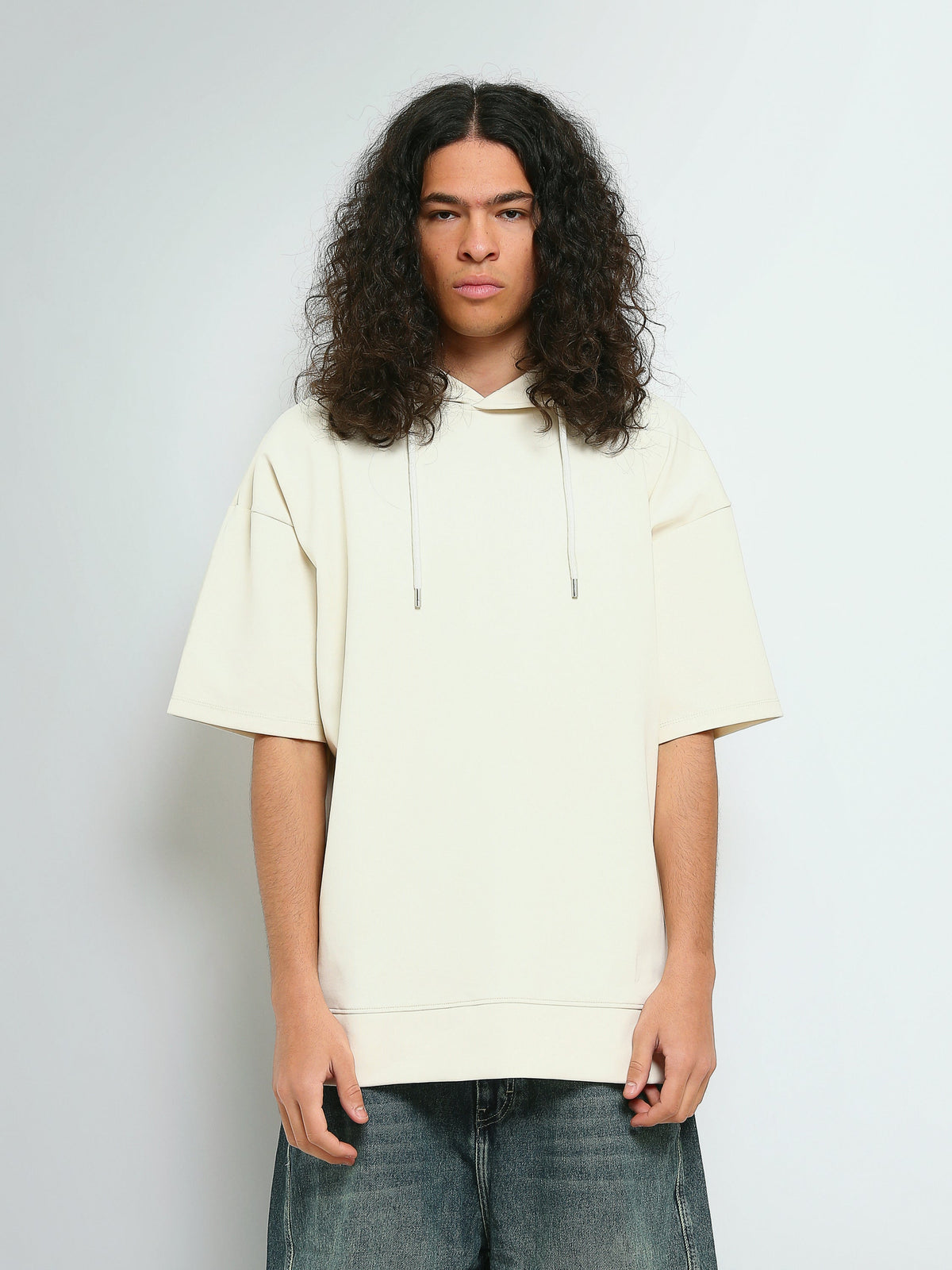 T-Shirt Homme Oversize à Capuche et Manches Courtes - TSH26S20000004TM1