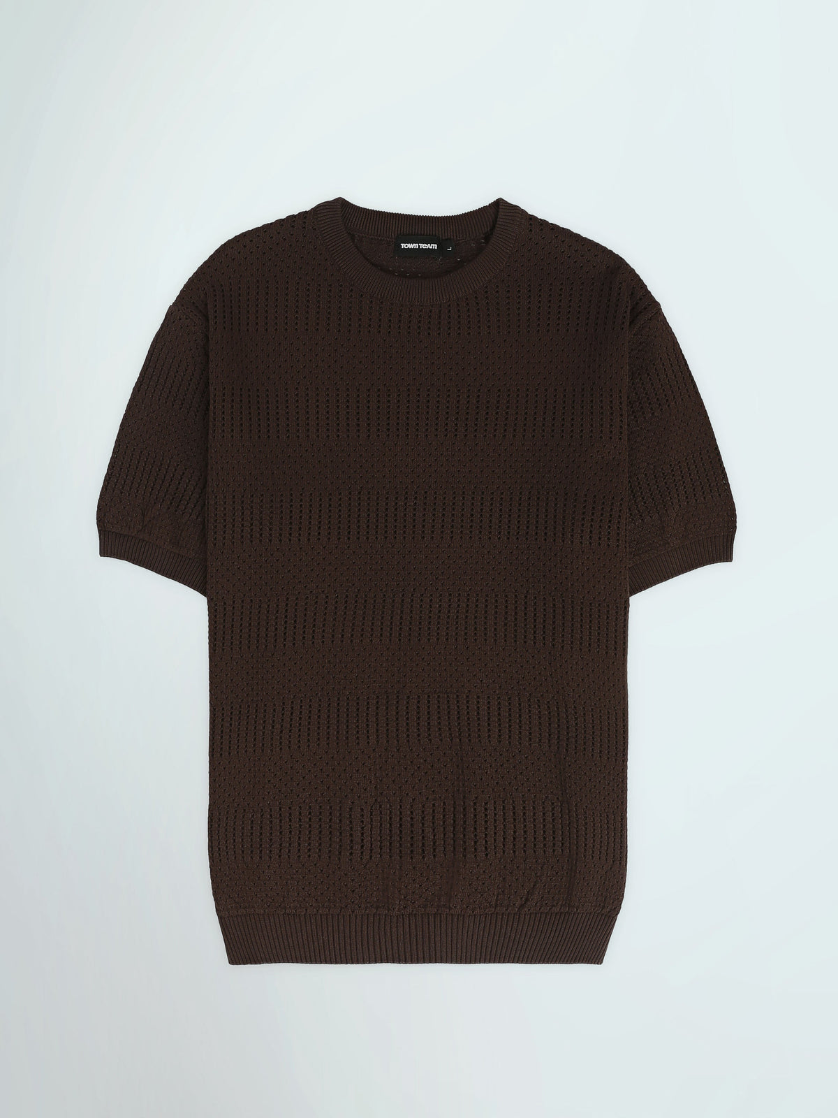 T-Shirt Homme en Maille Ajourée à Manches Courtes - TSH26S20000021TM1